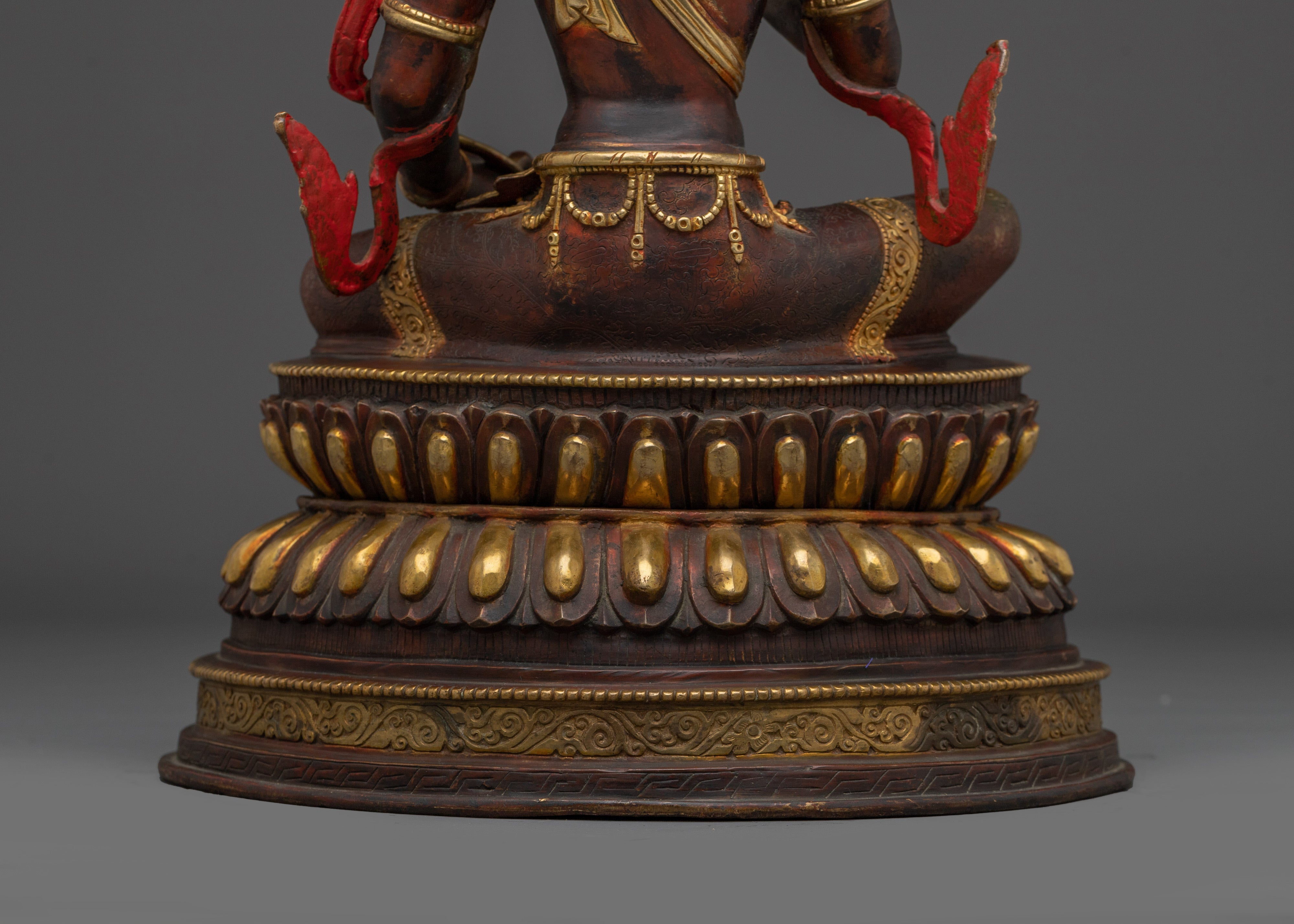 Himalayan Manjushri Bodhisattva Figurine | Manjughosa - Supreme Wisdom