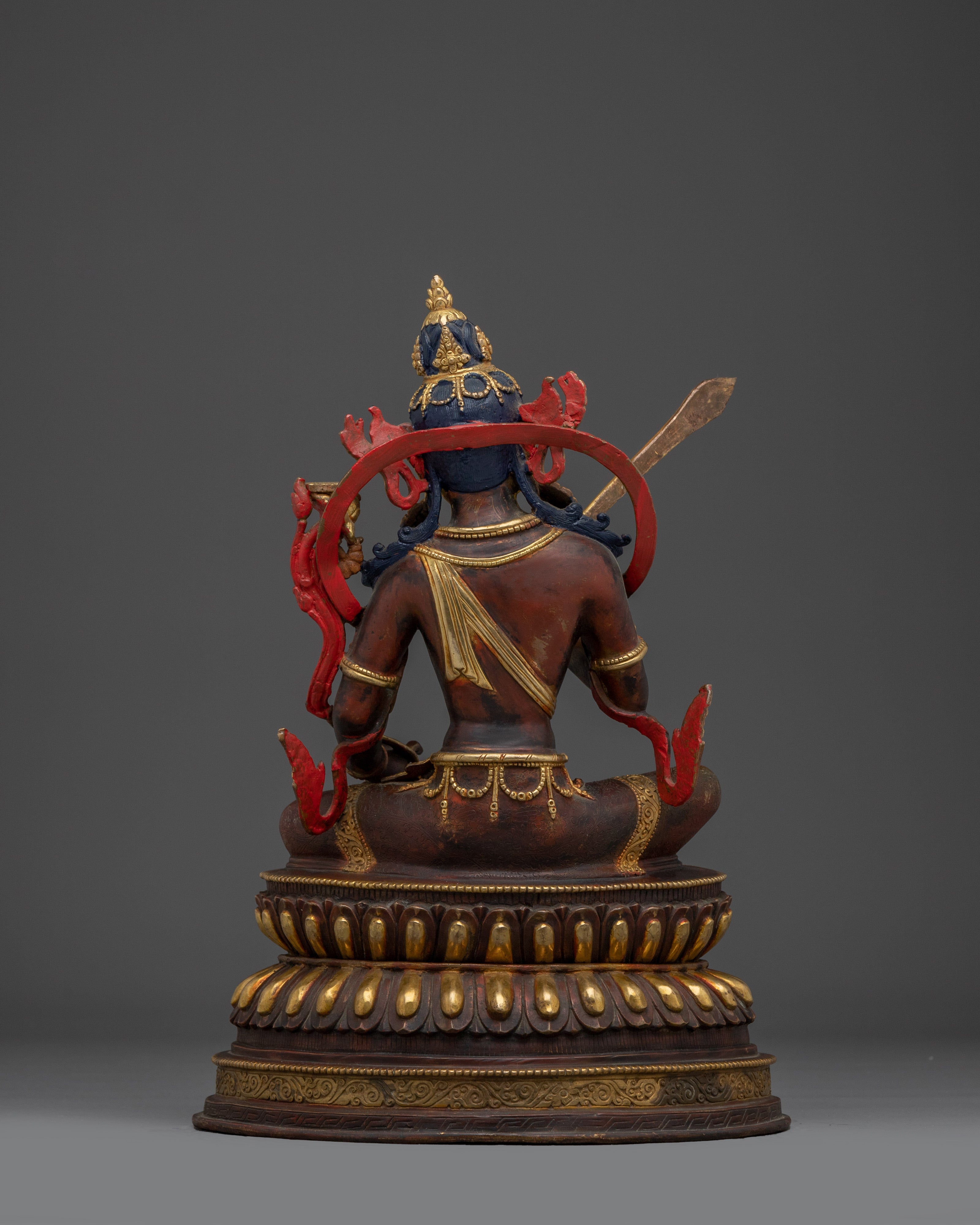 Himalayan Manjushri Bodhisattva Figurine | Manjughosa - Supreme Wisdom
