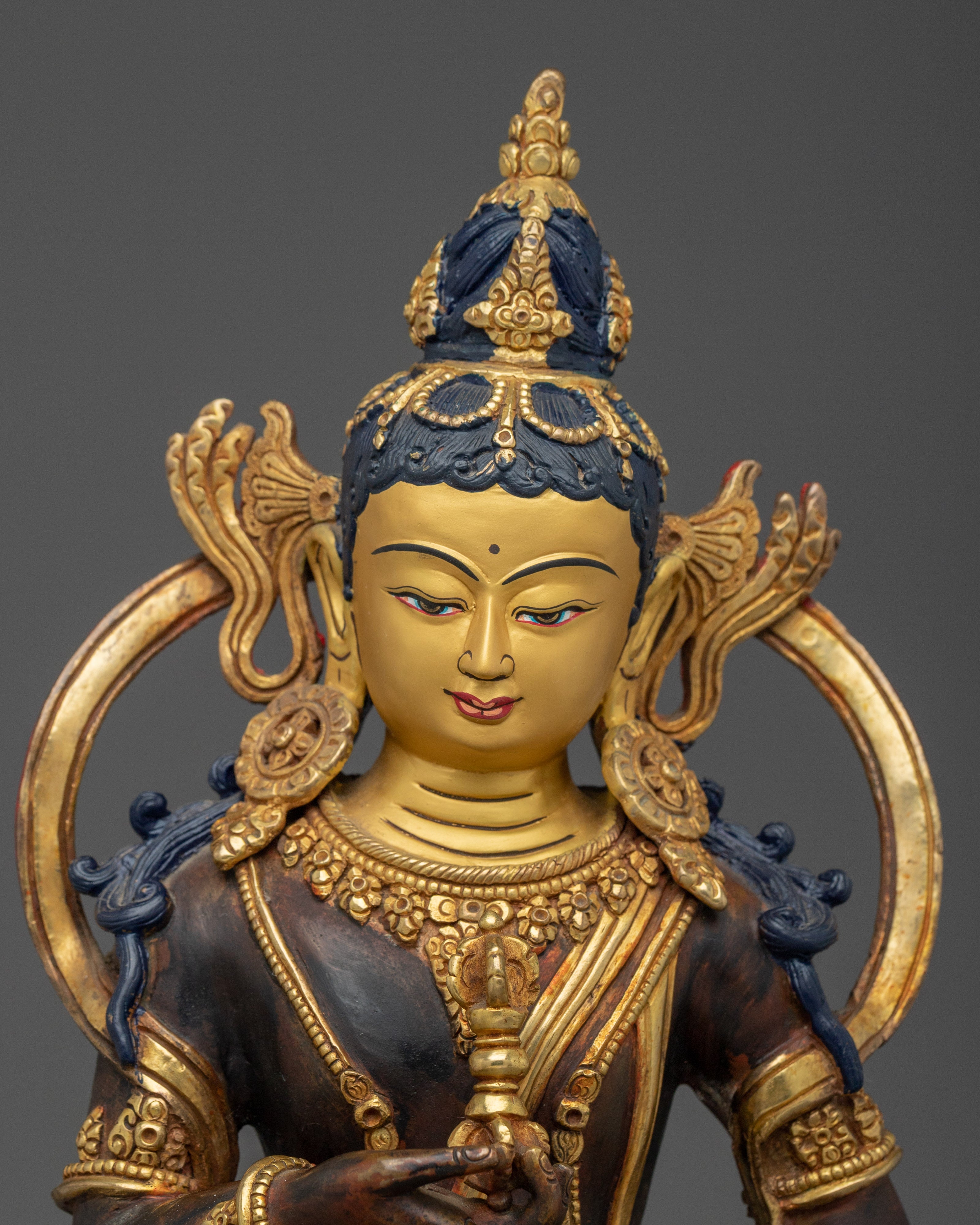 Handmade Sacred Purifier Vajrasattva Figurine | Dorje Sempa Artwork