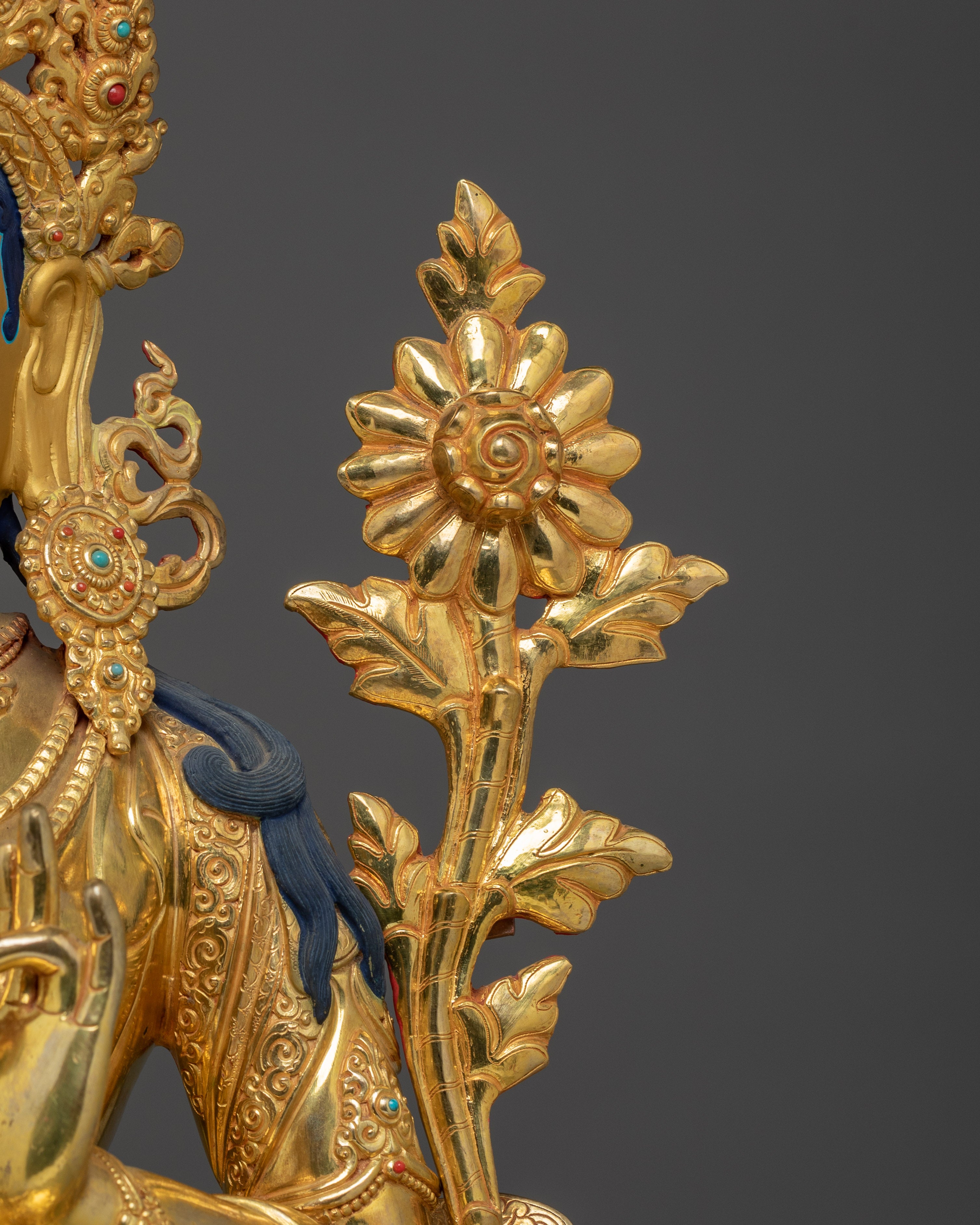 Green Tara - Peaceful Figure | Enlightenment Goddess