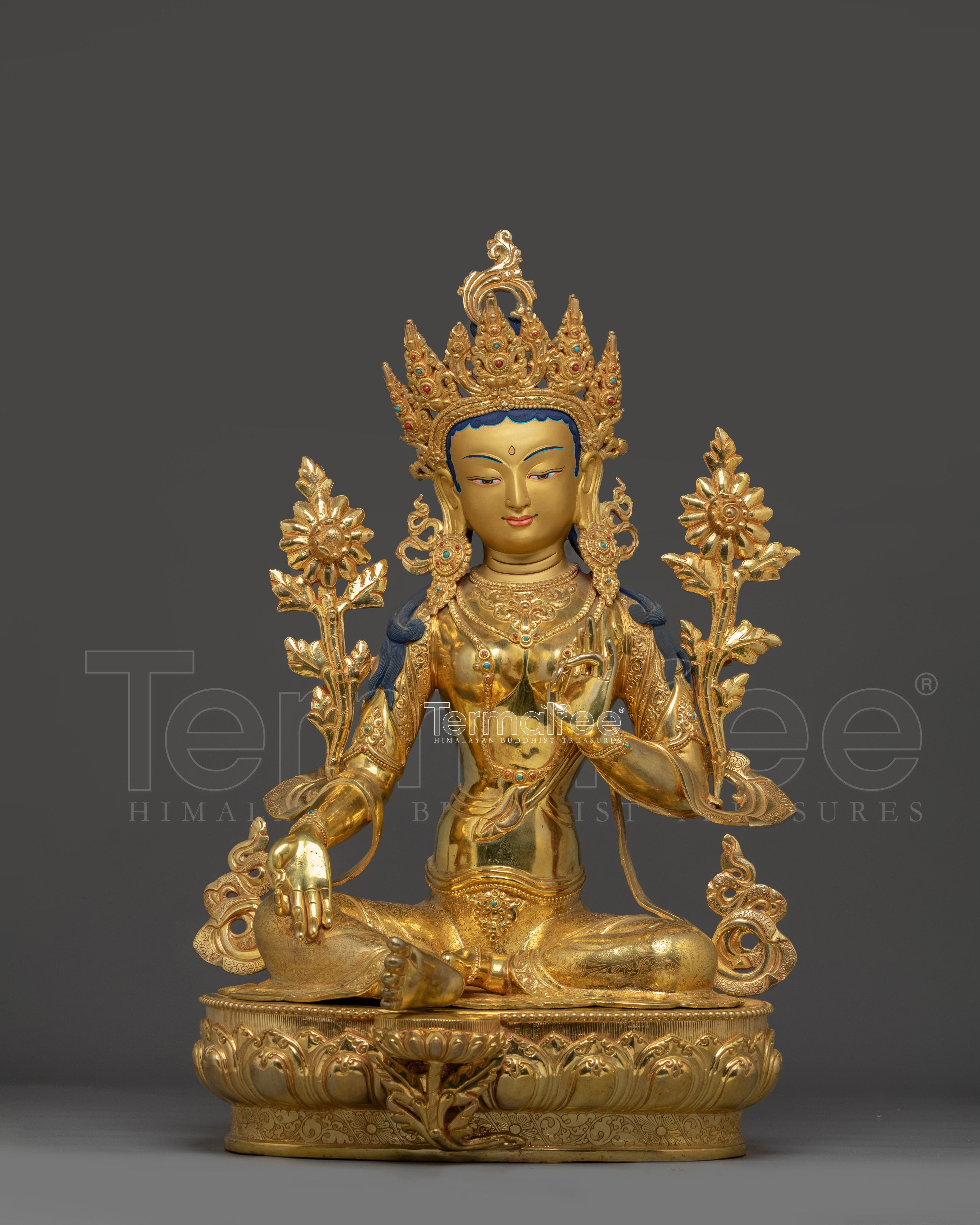Green Tara: Peaceful Figure | Enlightenment Goddess