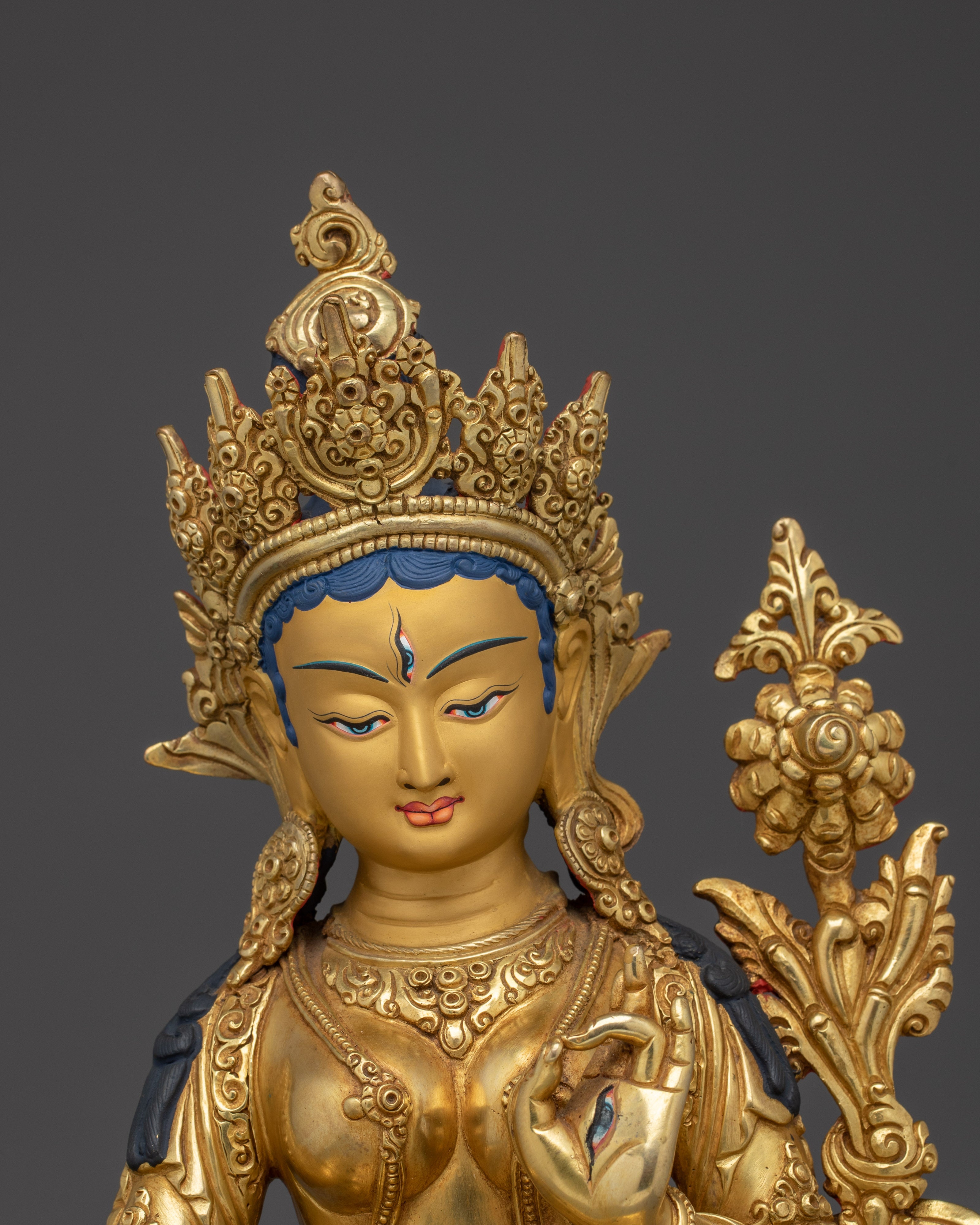 Spiritual sculpture of White Tara | Healing Deity