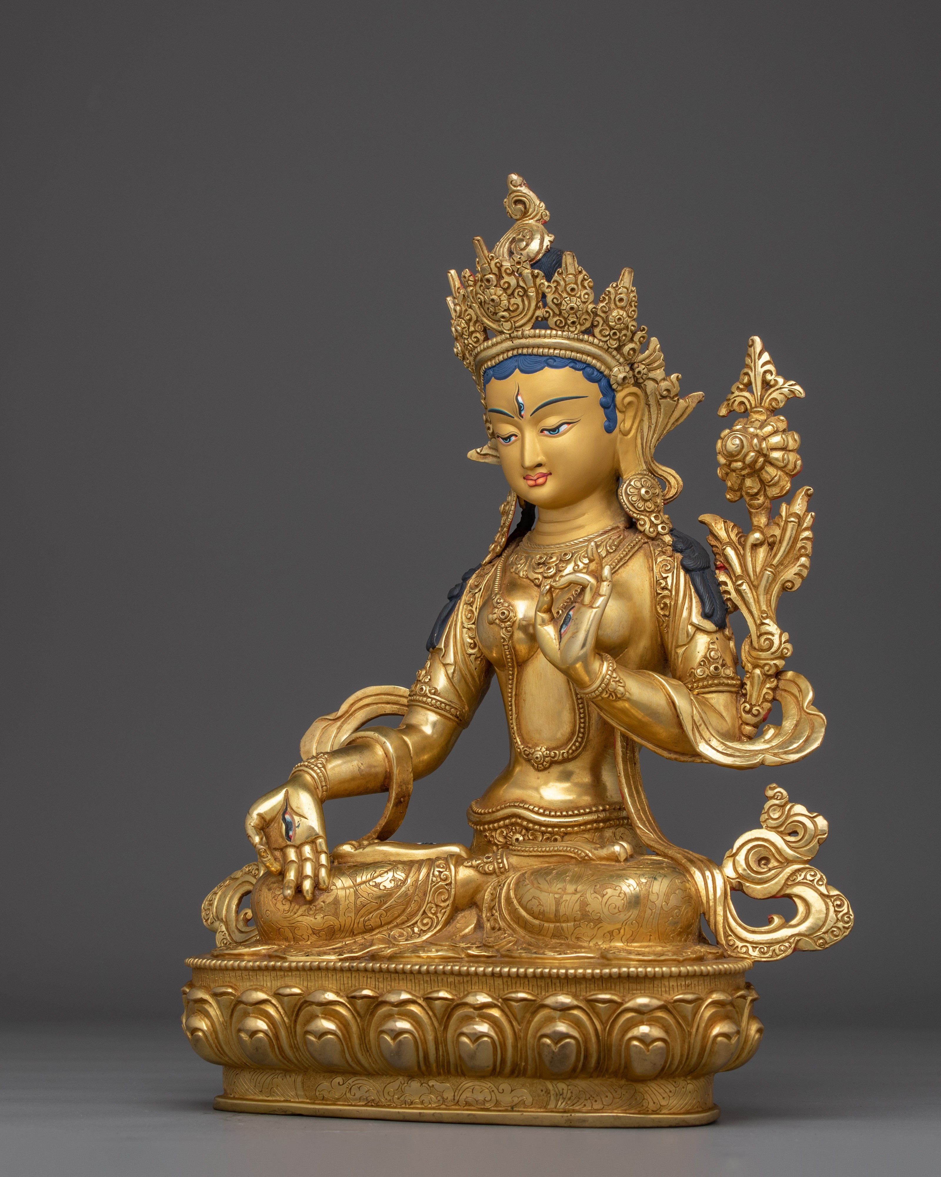 Spiritual sculpture of White Tara | Healing Deity