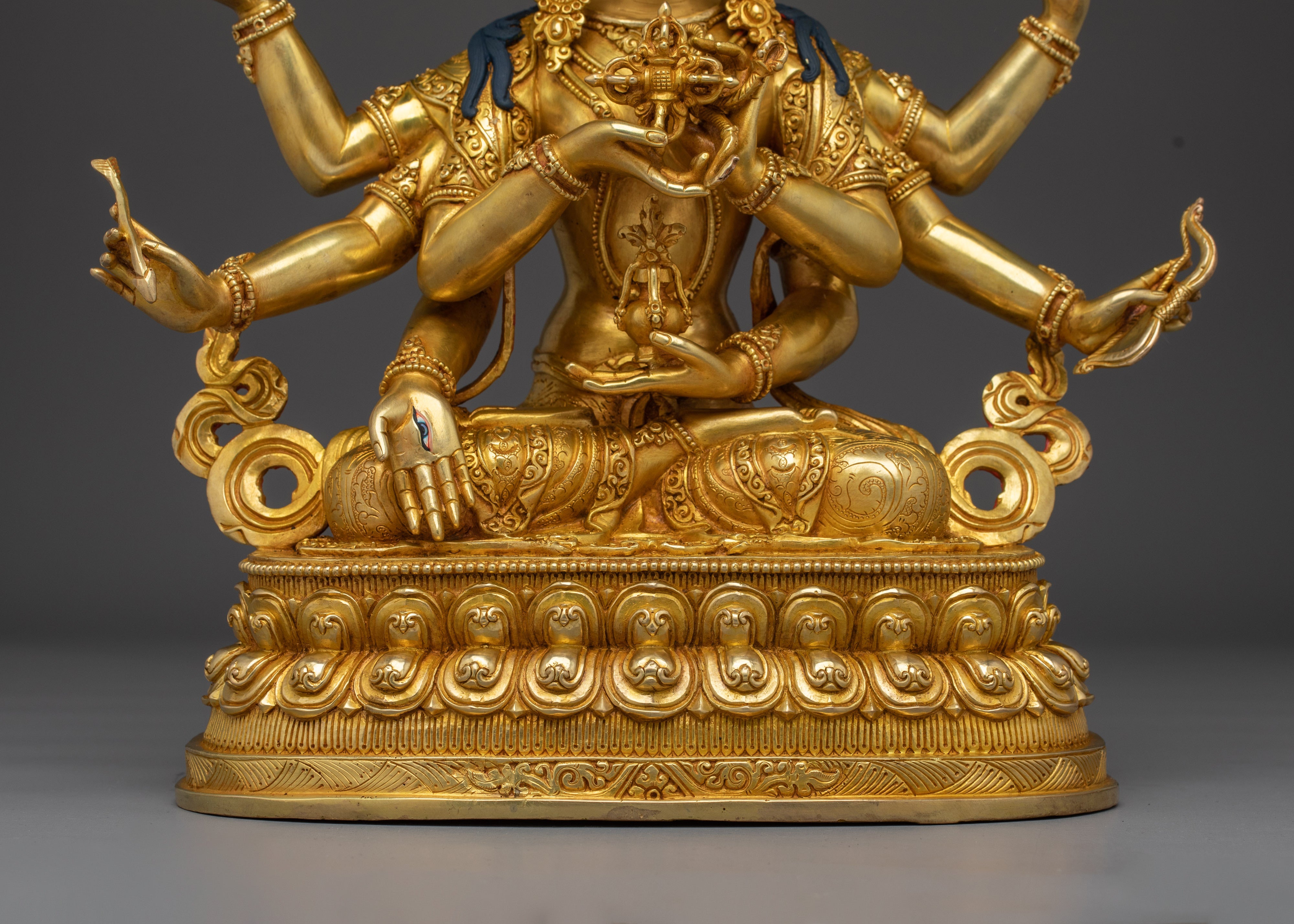 Three-Faced Namgyalma Statue | Enlightenment Goddess