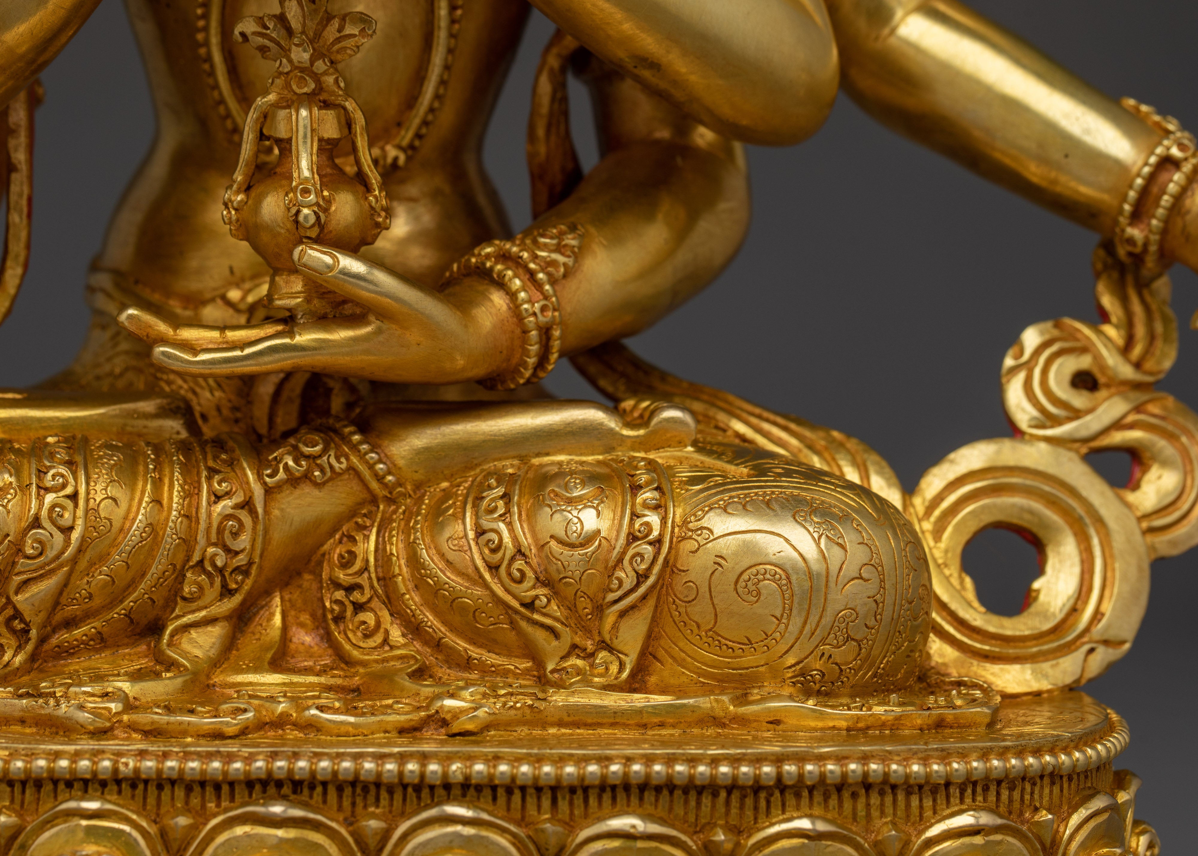 Three-Faced Namgyalma Statue | Enlightenment Goddess