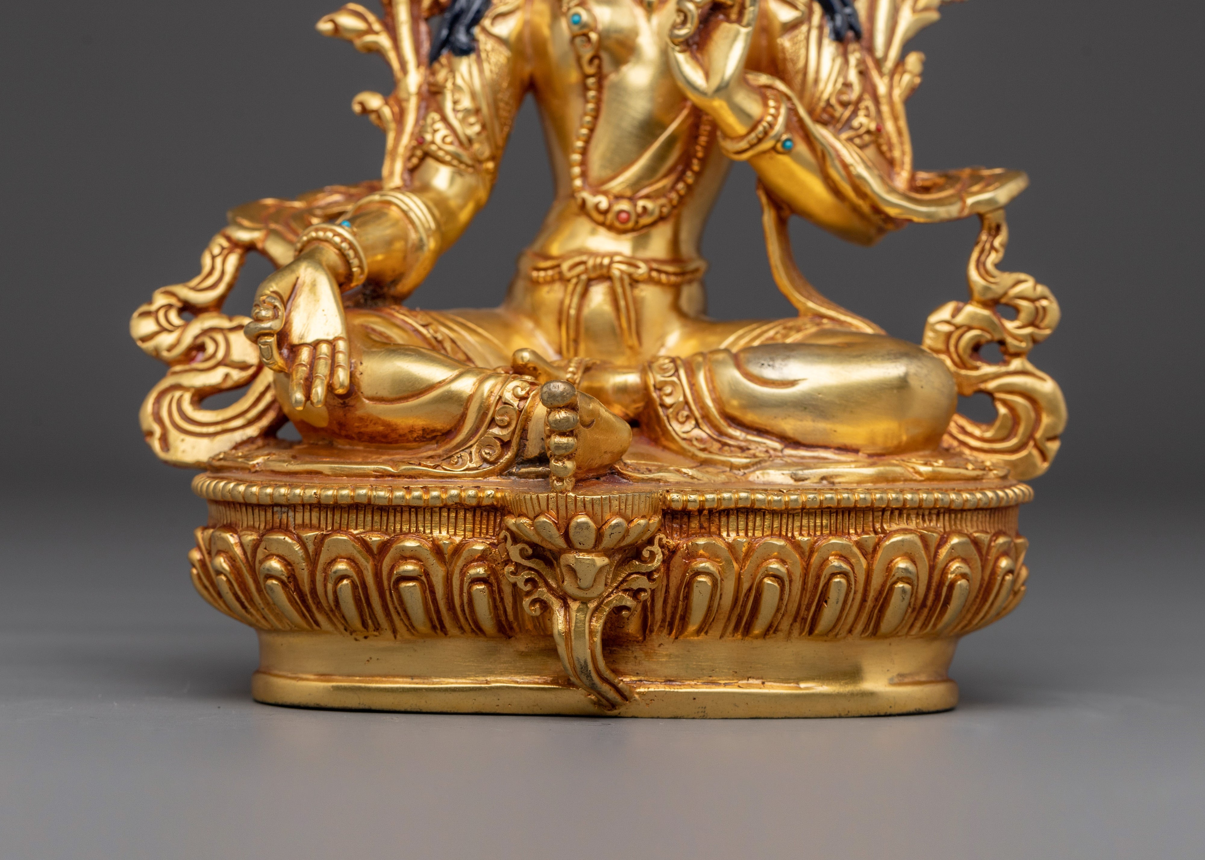 Himalayan Green Tara Statue | Enlightened Feminine Energy