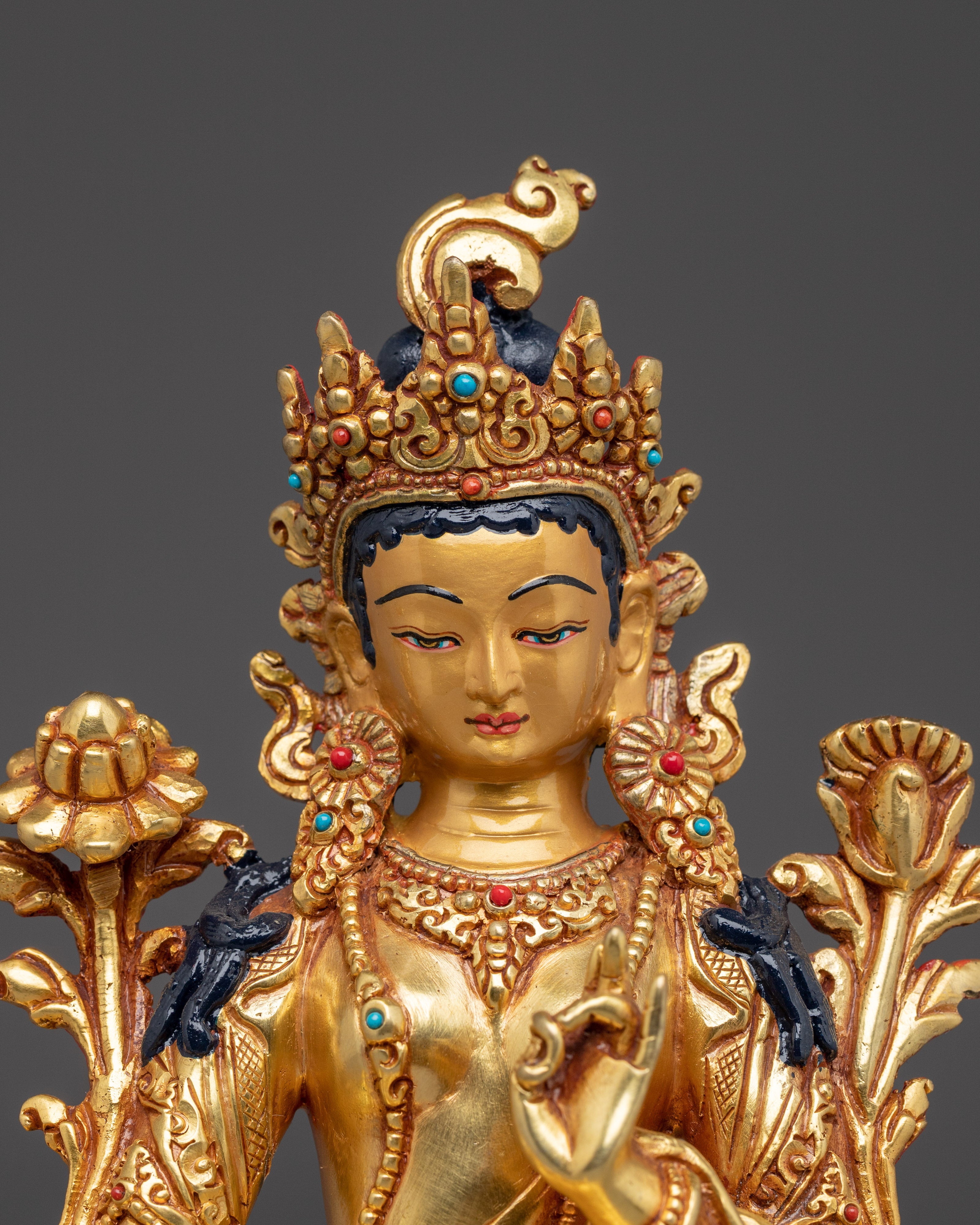 Himalayan Green Tara Statue | Enlightened Feminine Energy