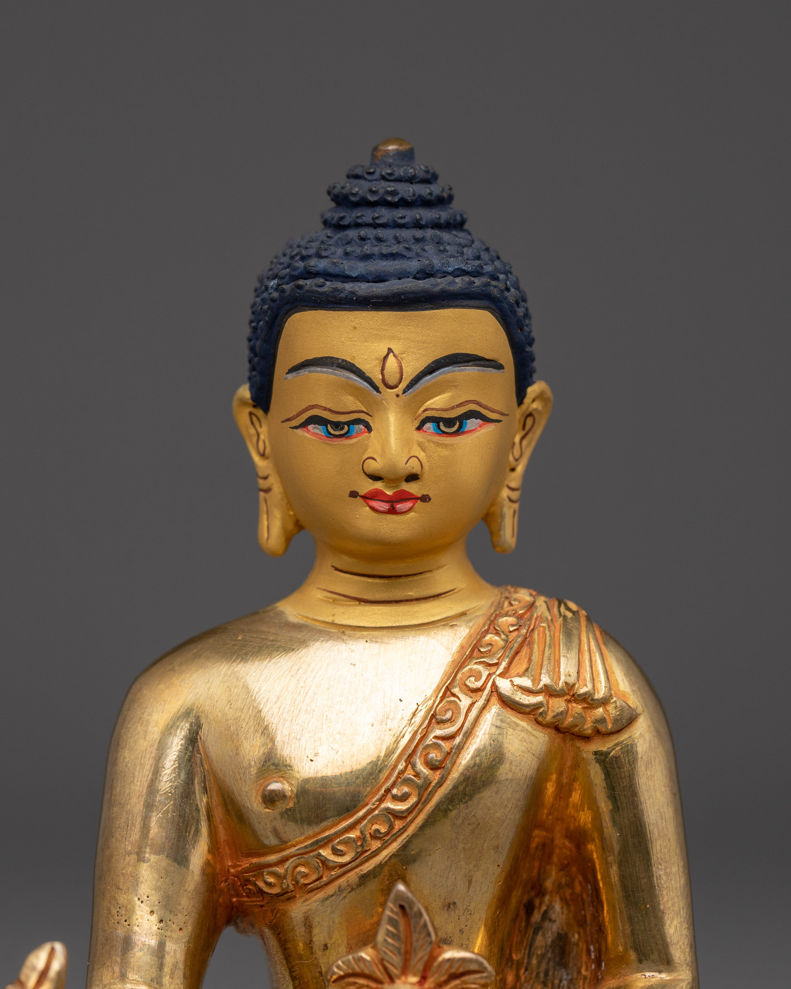 Tibetan Medicine Buddha Figurine | Healing Deity
