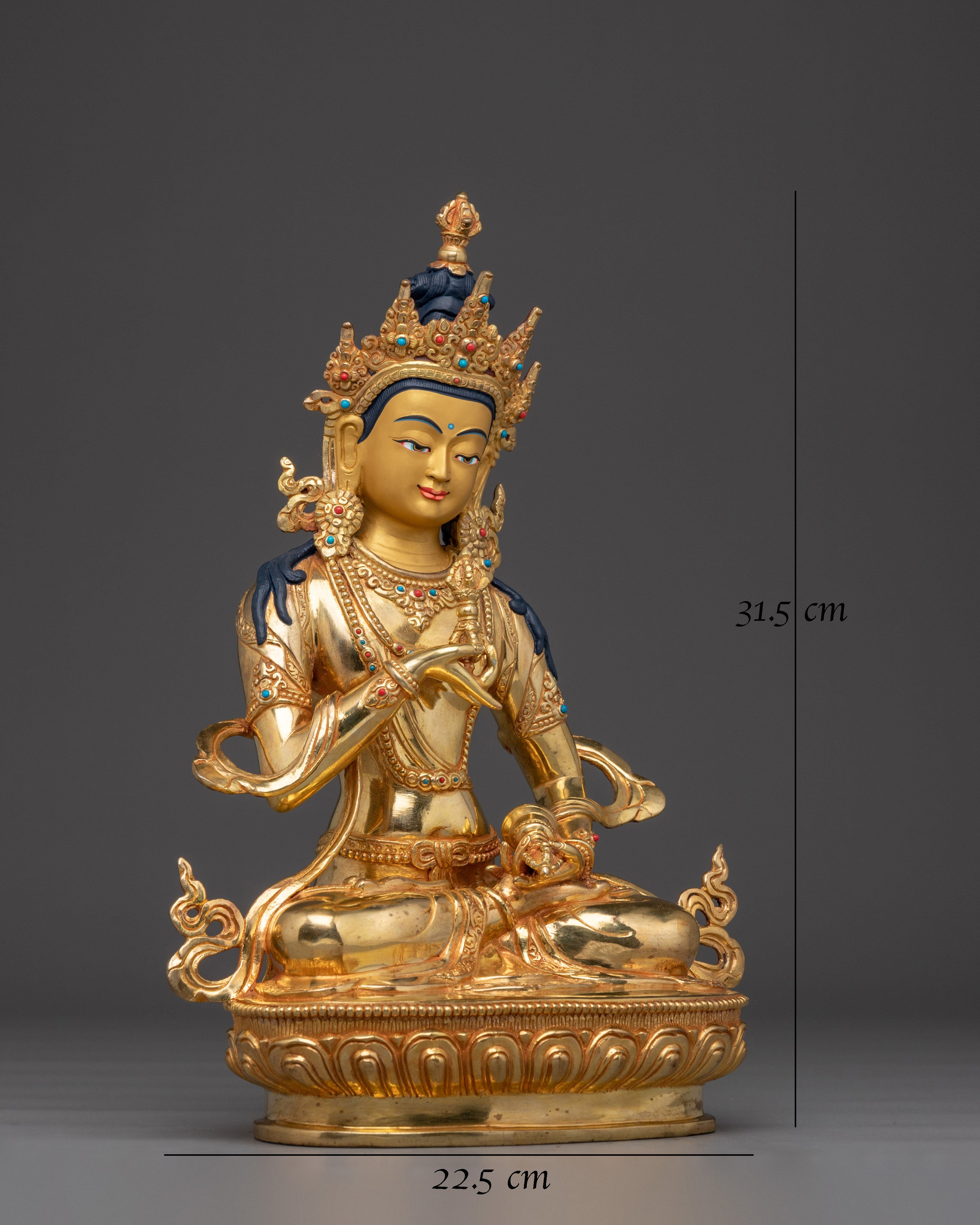 Golden statue of Vajrasattva