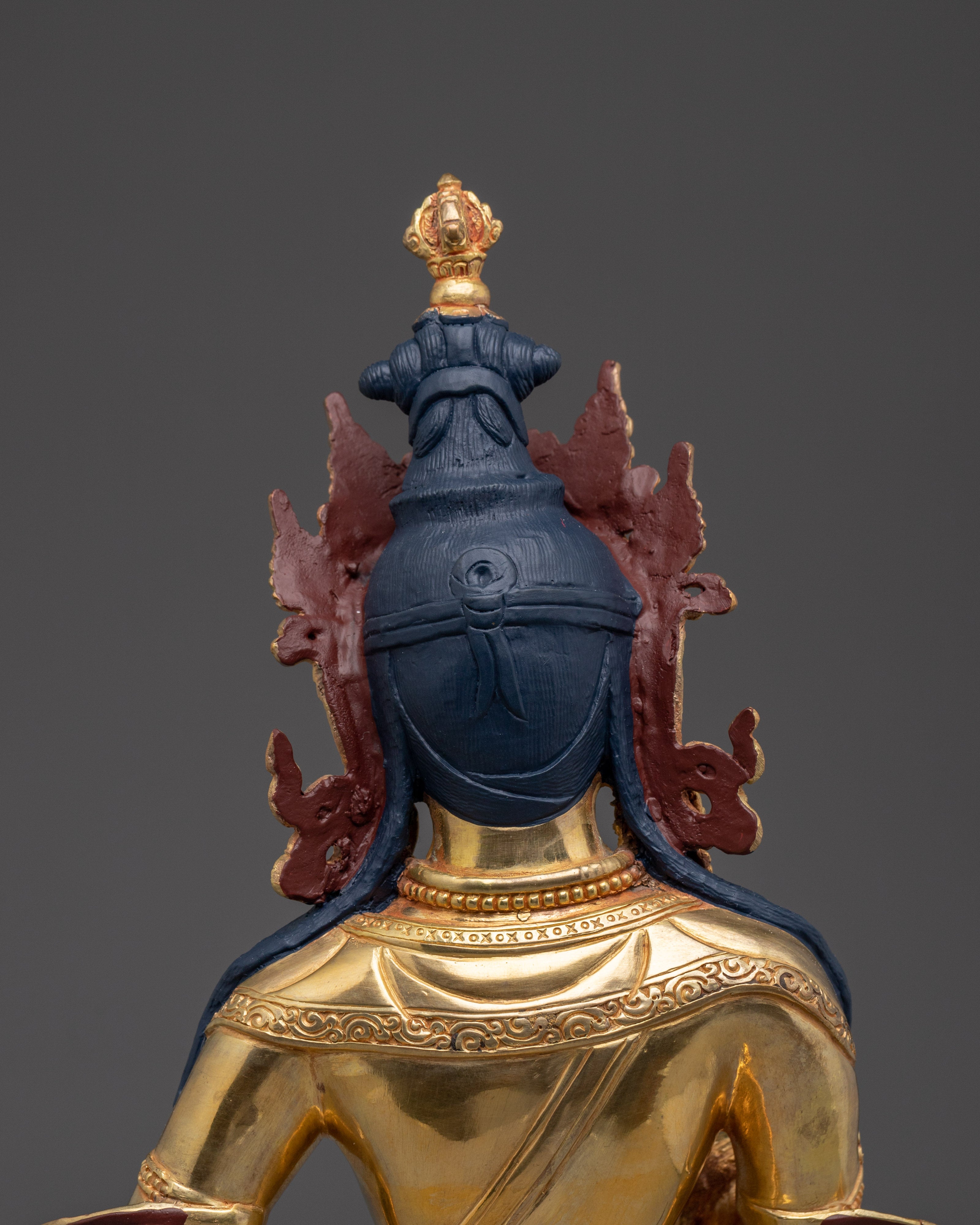 Golden statue of Vajrasattva | Dorje Sempa - Embodiment of Purification
