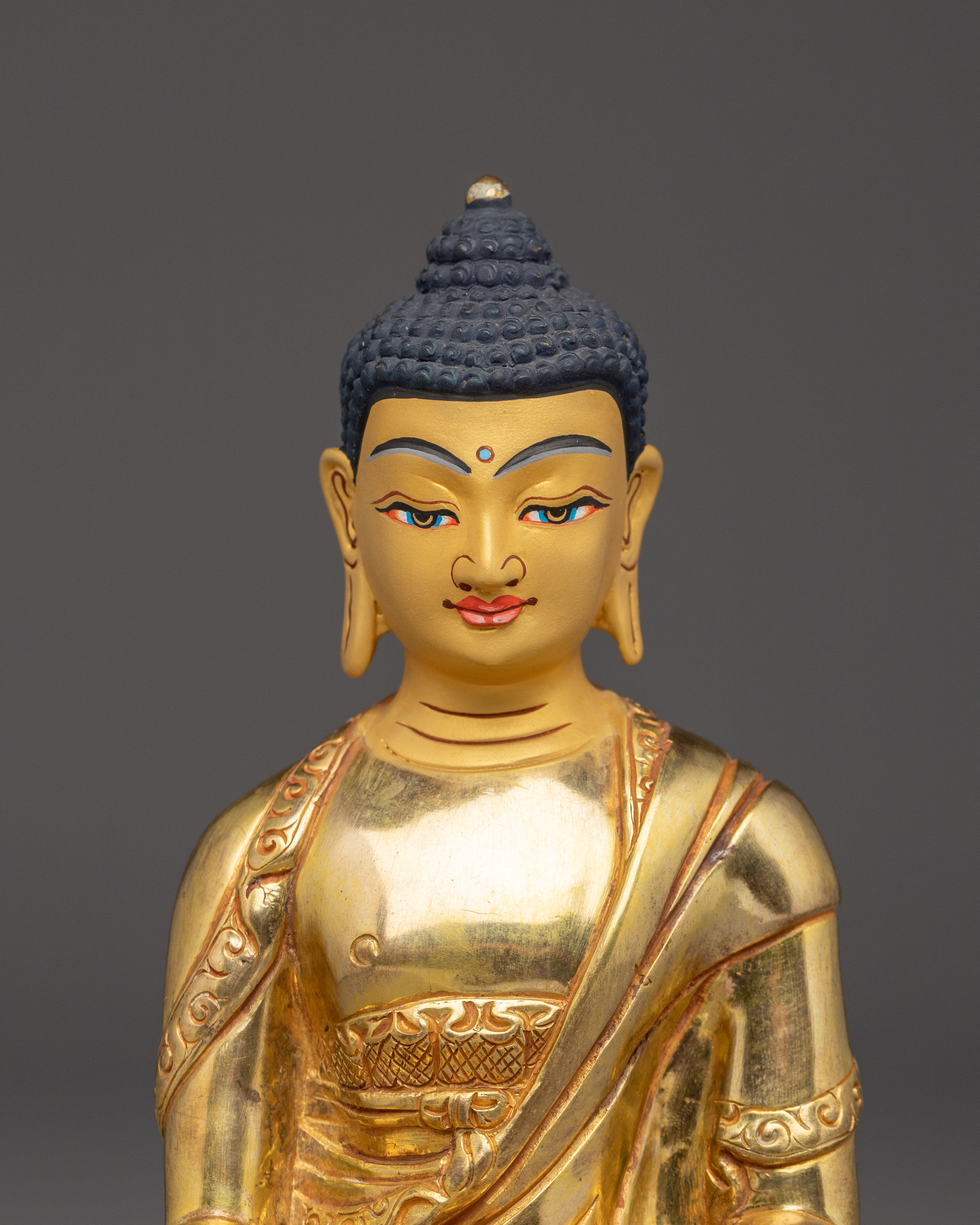 Peaceful Statue of Shakyamuni Buddha | Buddhist Spiritual Decor