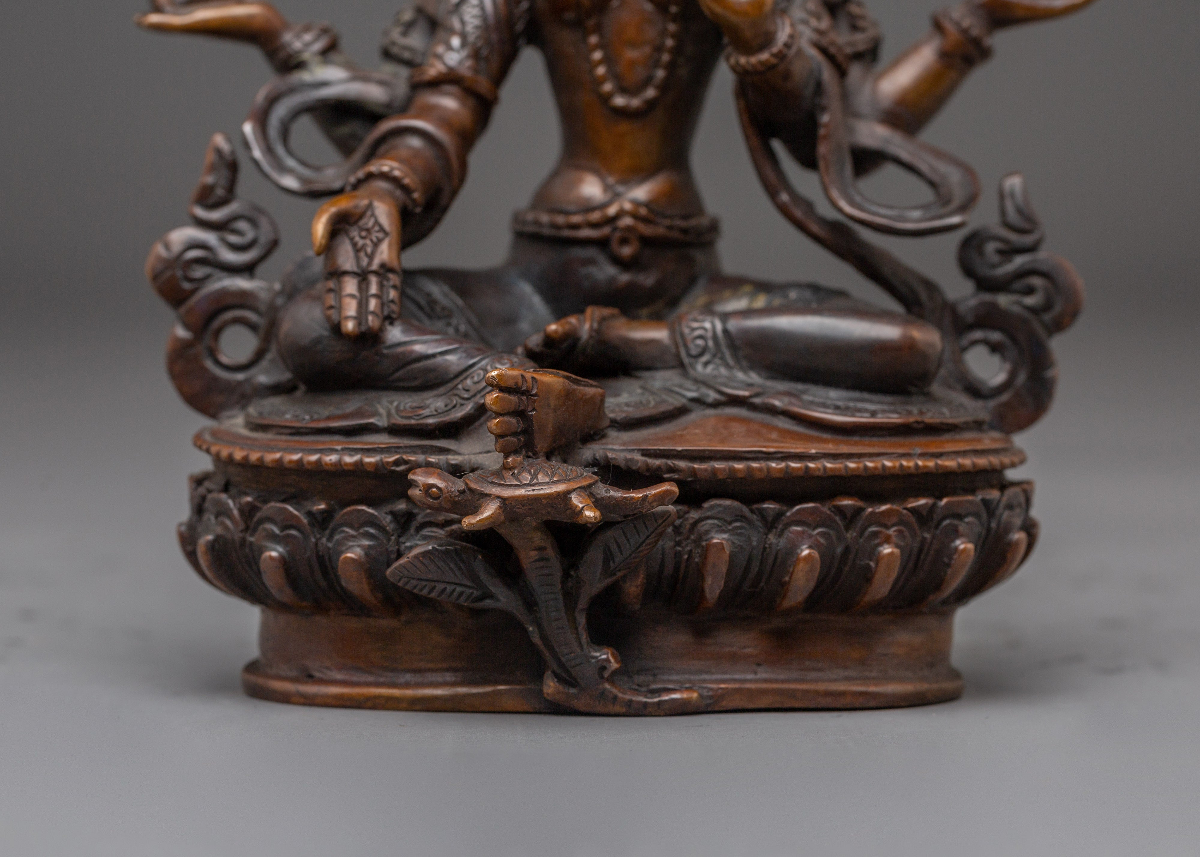 Laxmi Mata Oxidized Statue | Goddess of Wisdom