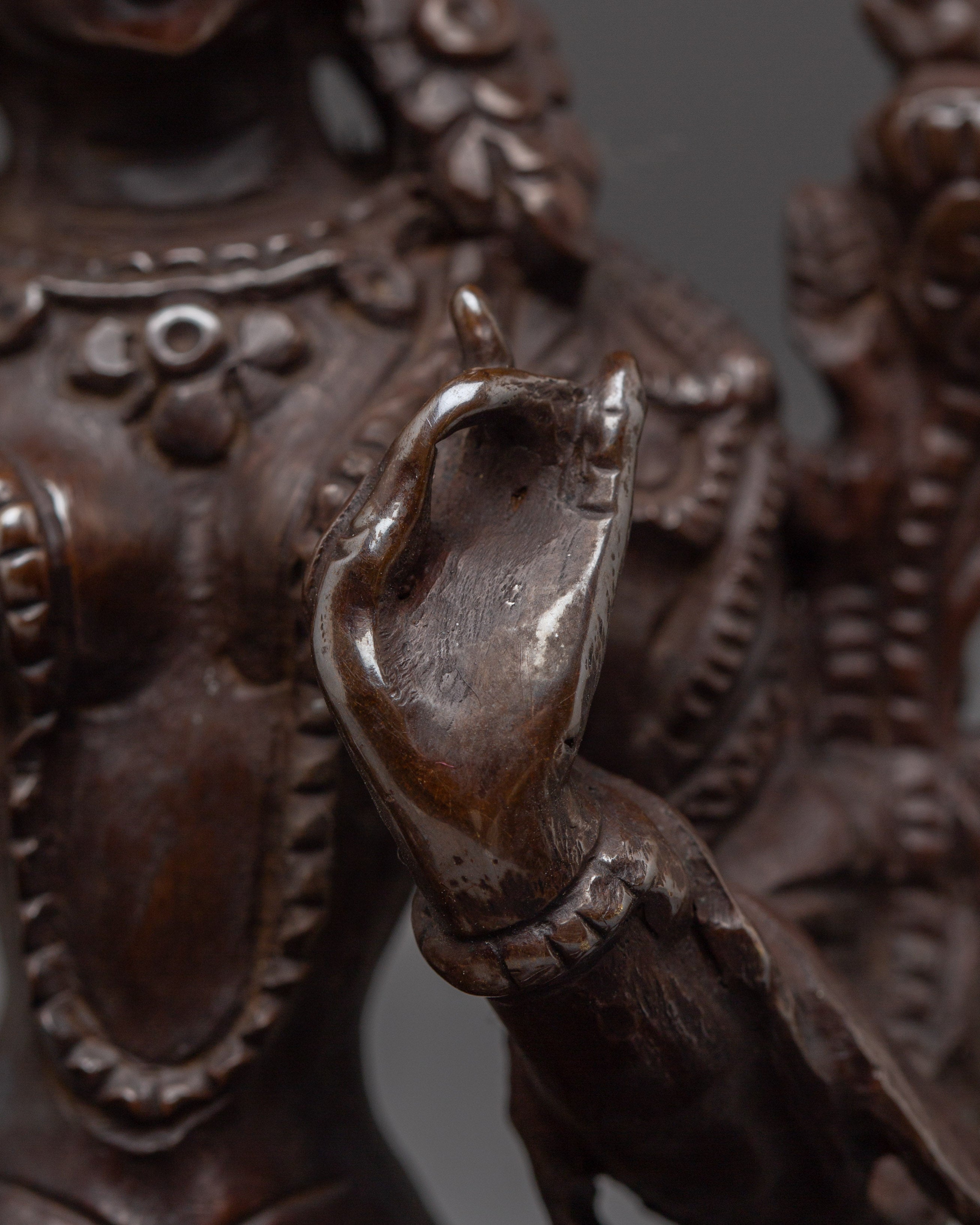 Oxidized Statue of Green Tara | Mother of Liberation