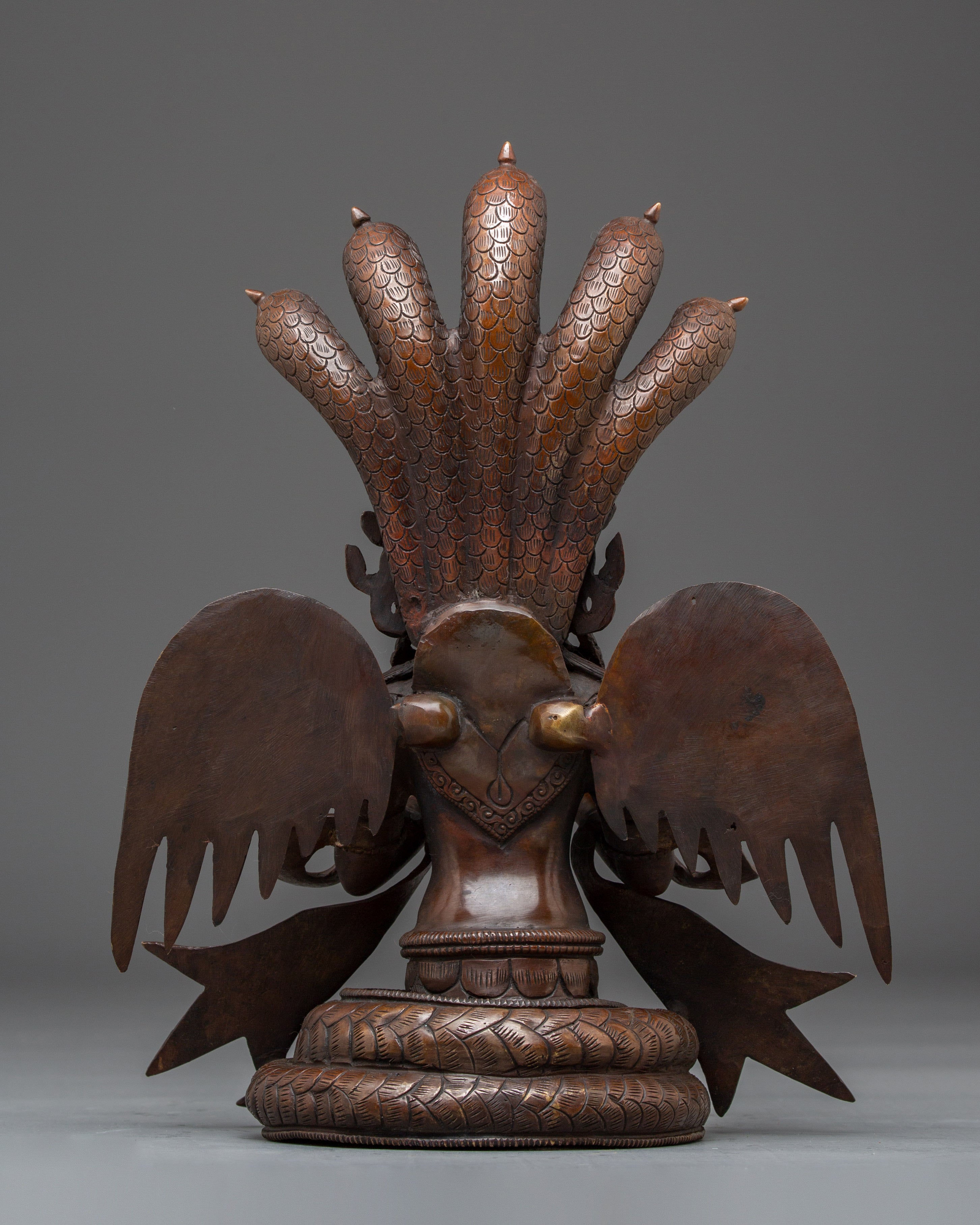Naagkanya Oxidized Copper Statue | Guardian of Esoteric Teachings