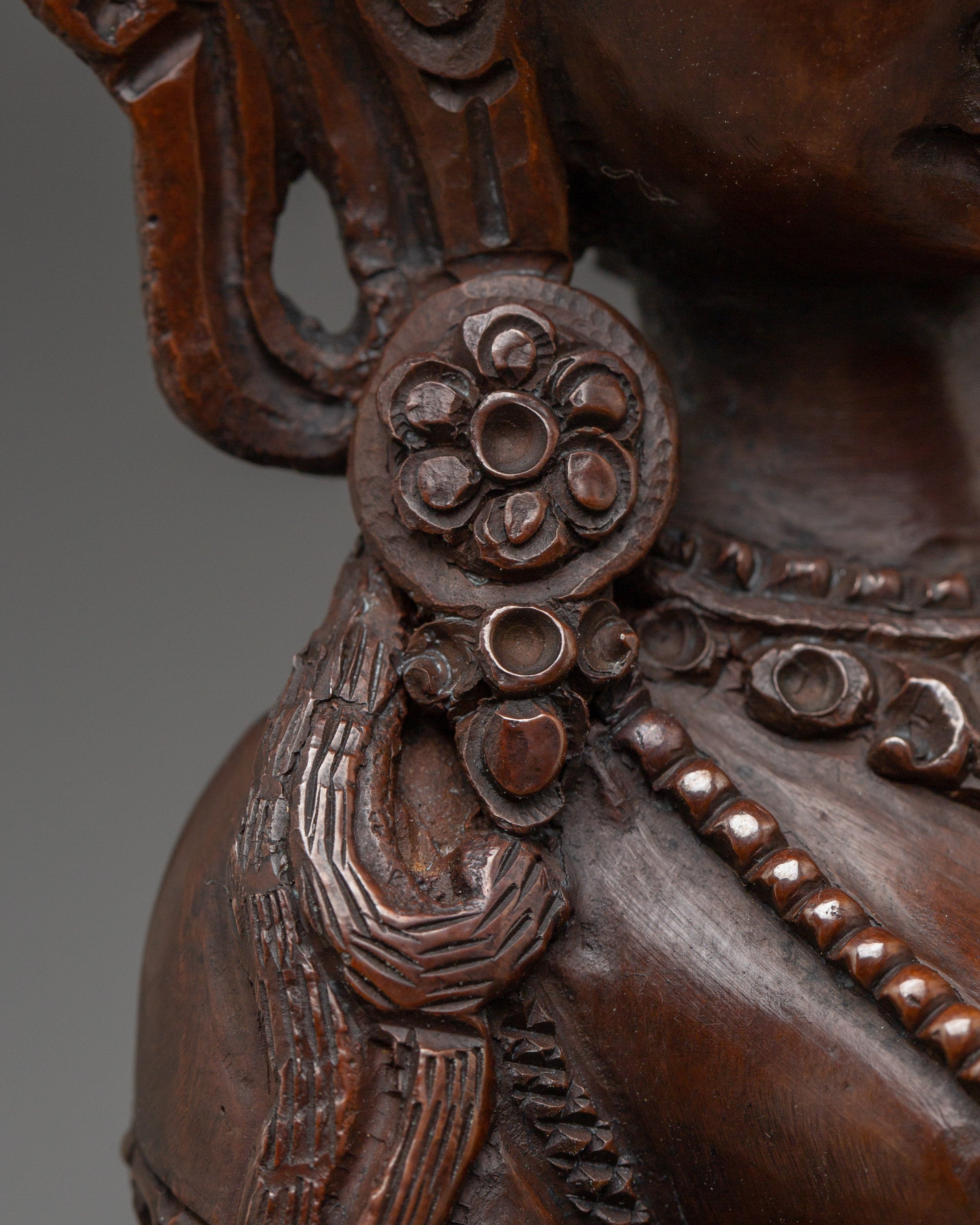 Wisdom Goddess Saraswati Spiritual Statue | Hindu Revered Deity