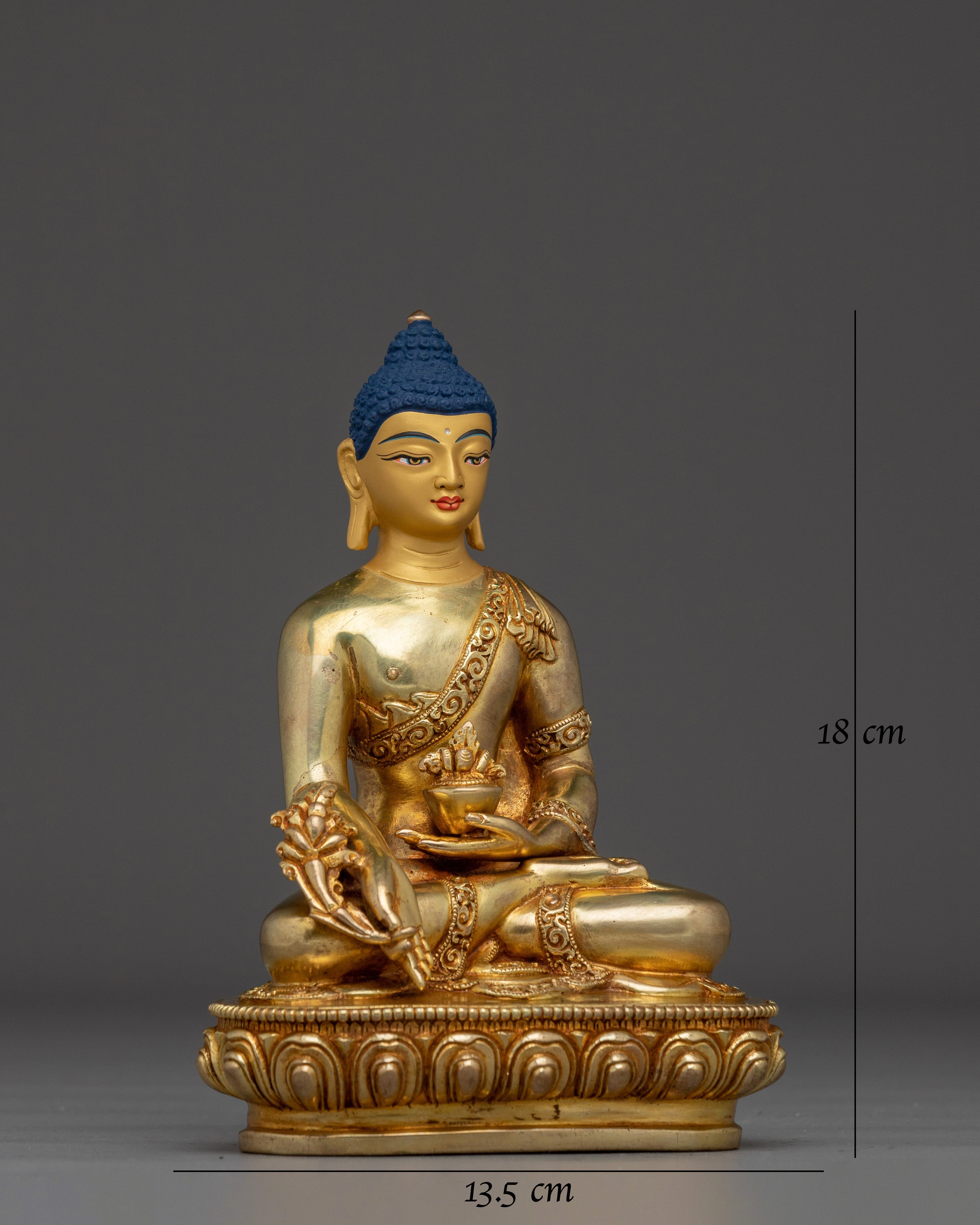 Handmade Great Healer Medicine Buddha Art