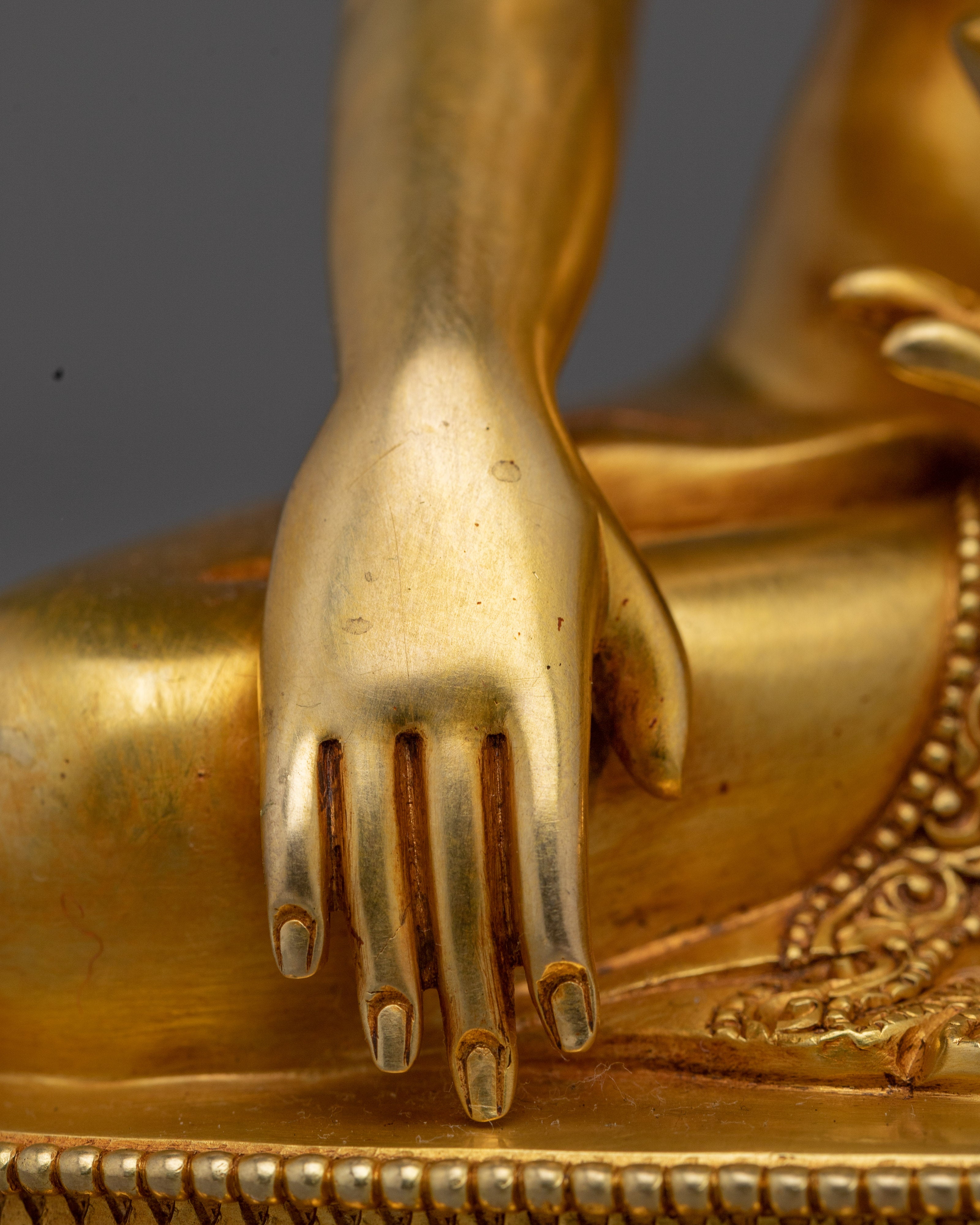 Handcrafted Copper Shakyamuni Buddha Art | Meditation Altar Decor