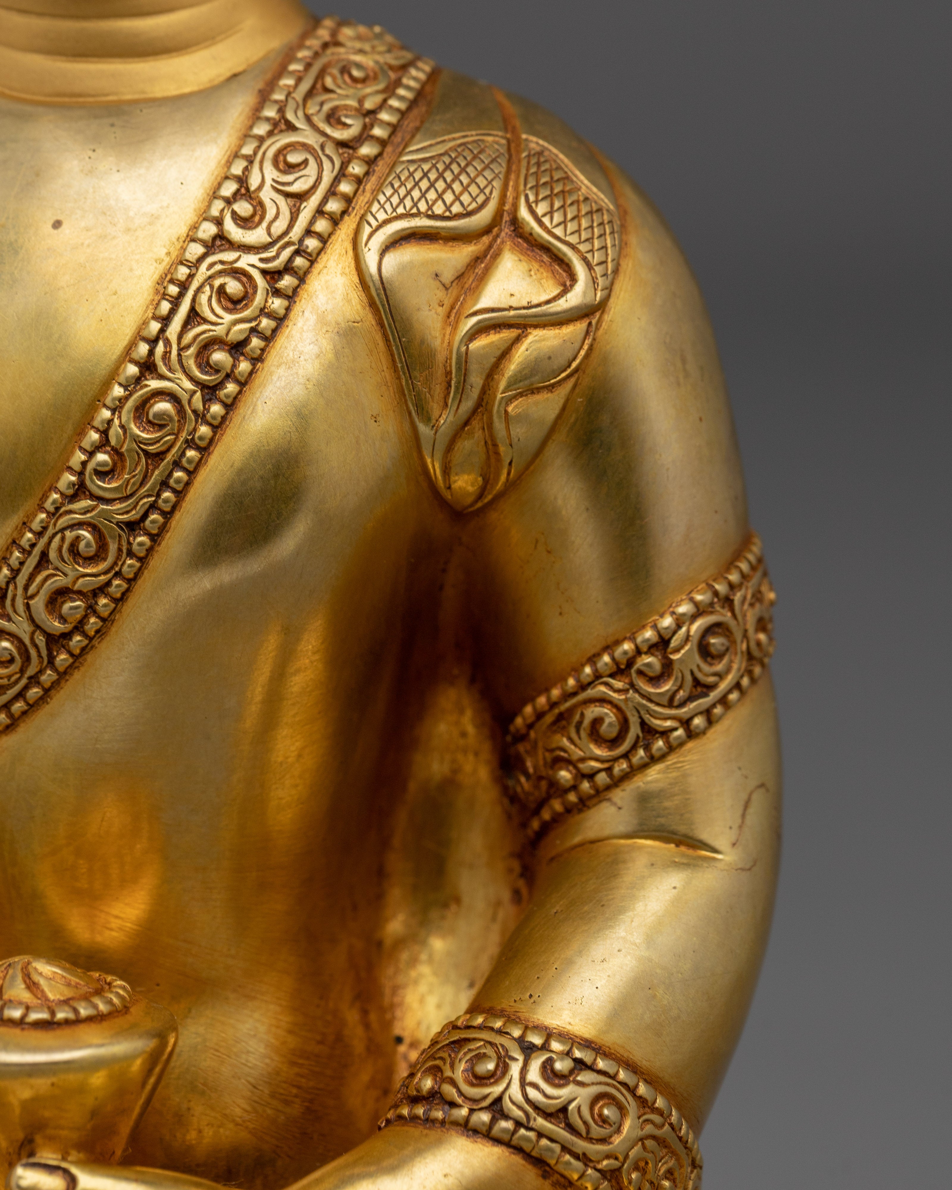 Handcrafted Copper Shakyamuni Buddha Art | Meditation Altar Decor