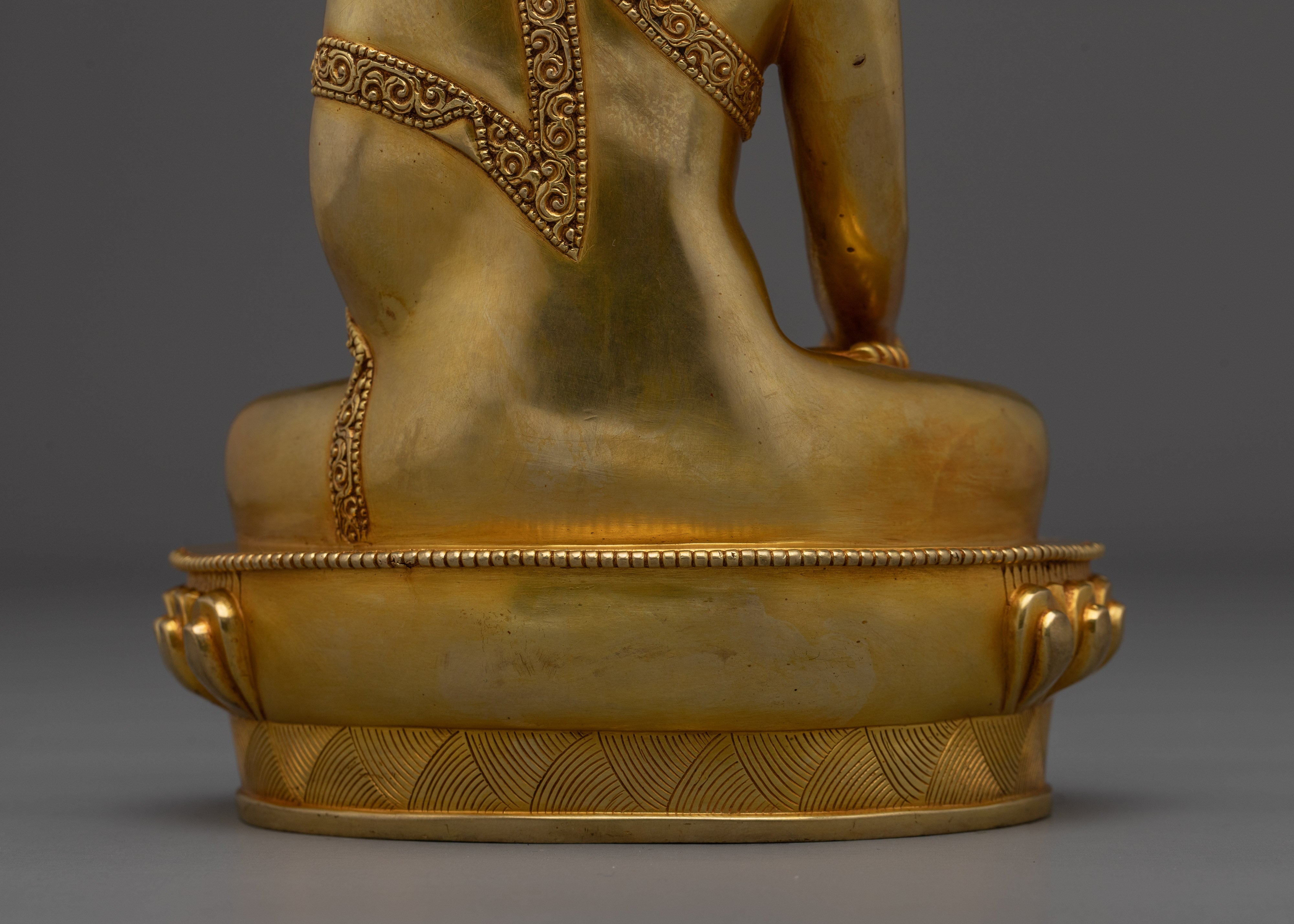 Handcrafted Copper Shakyamuni Buddha Art | Meditation Altar Decor