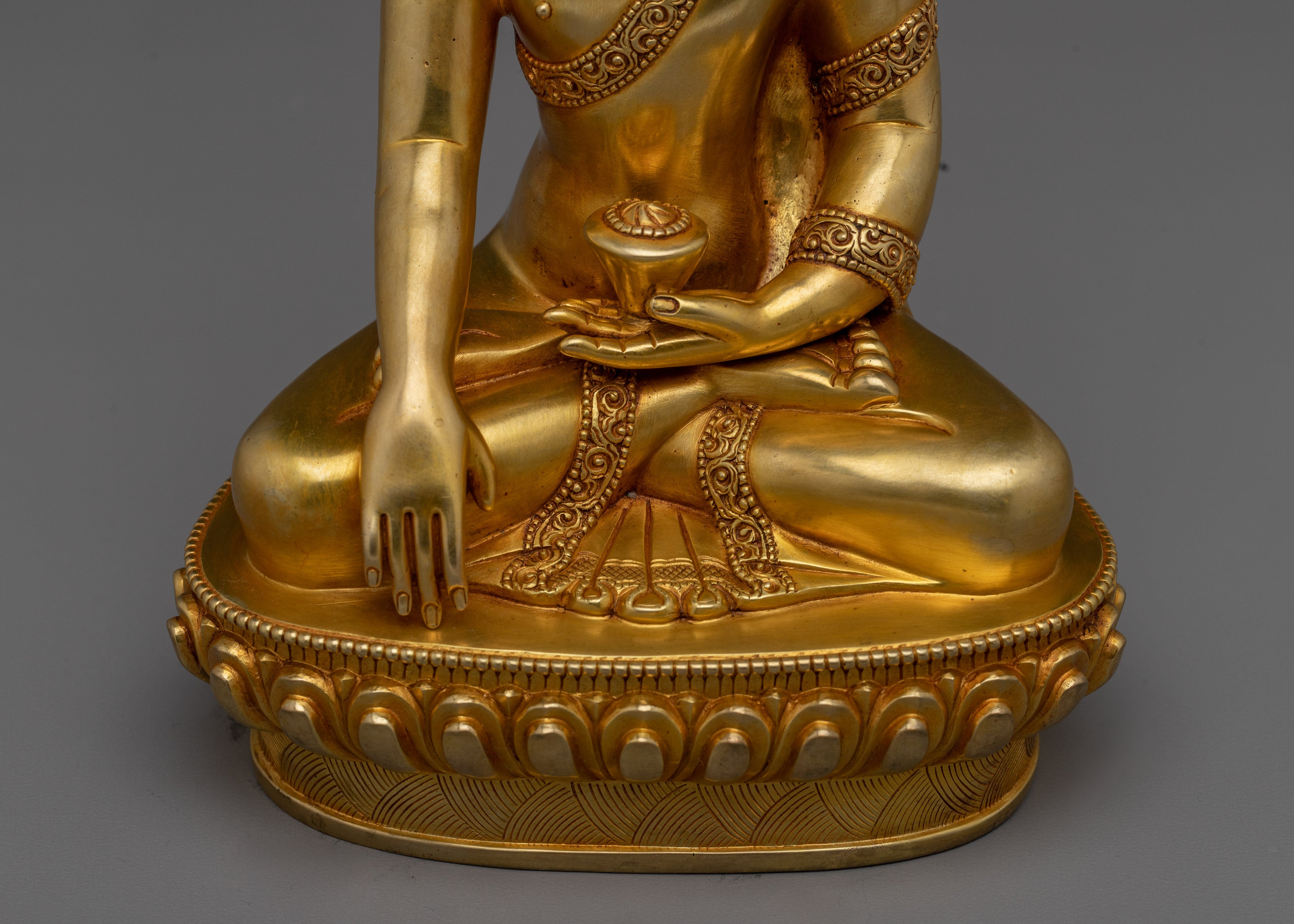 Handcrafted Copper Shakyamuni Buddha Art | Meditation Altar Decor