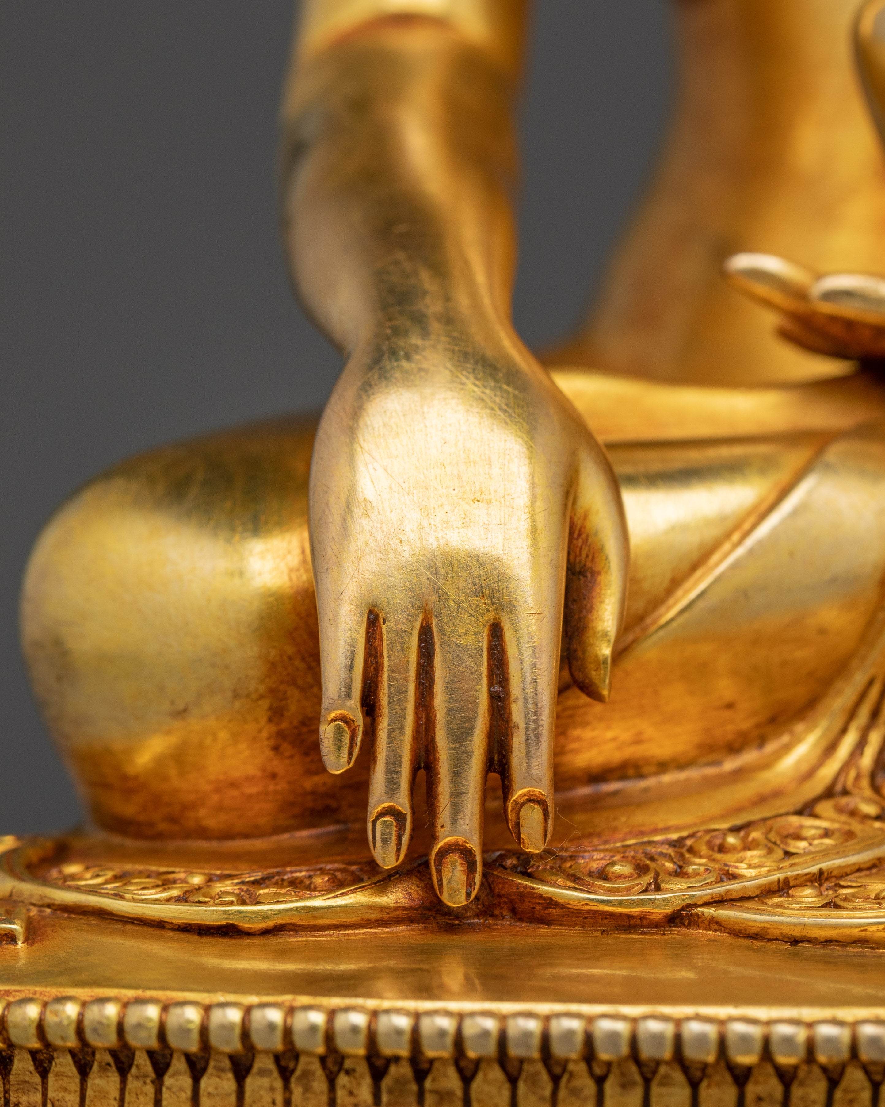 Handmade Copper Shakyamuni Buddha Art | Meditation Altar Decor