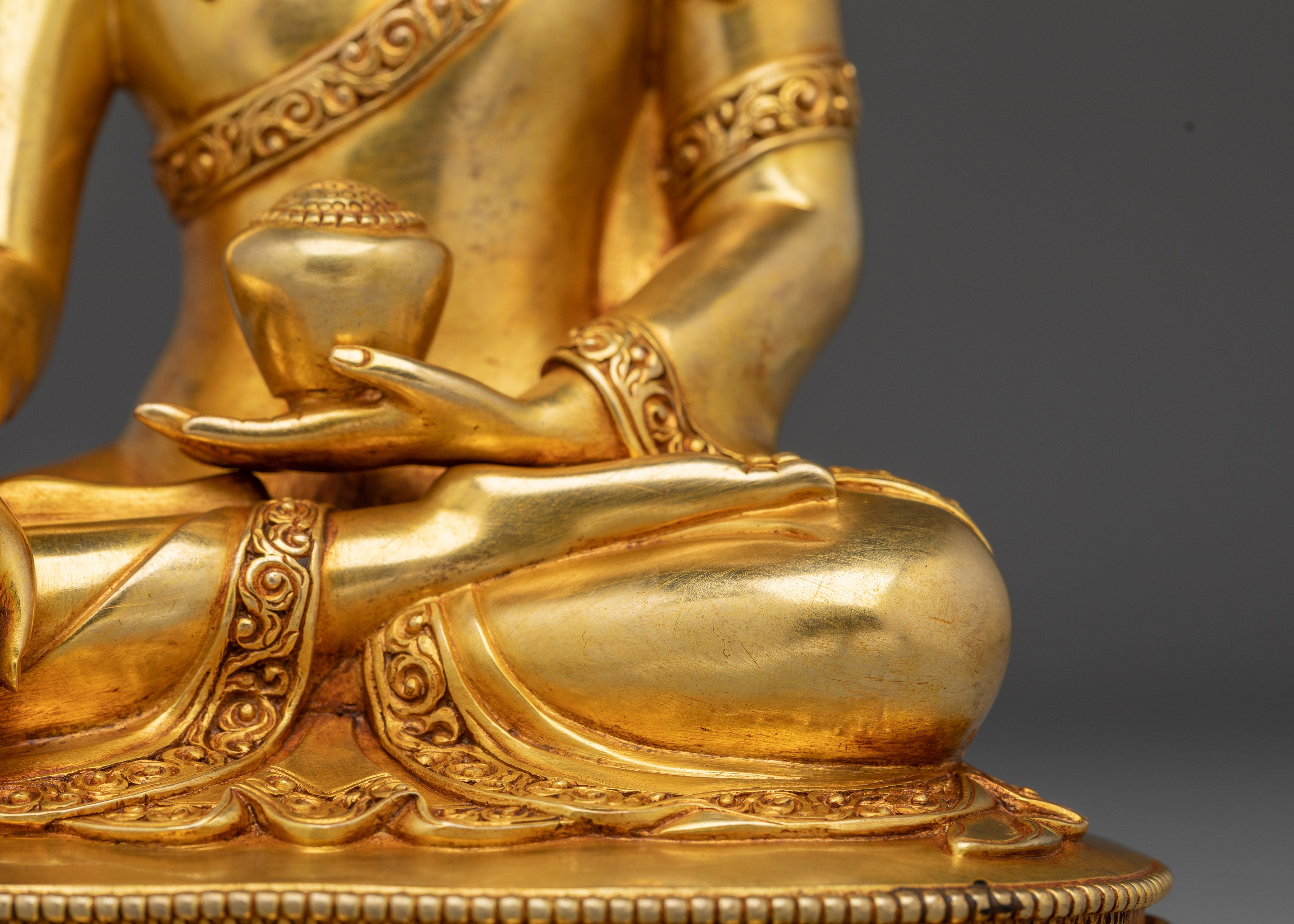 Handmade Copper Shakyamuni Buddha Art | Meditation Altar Decor