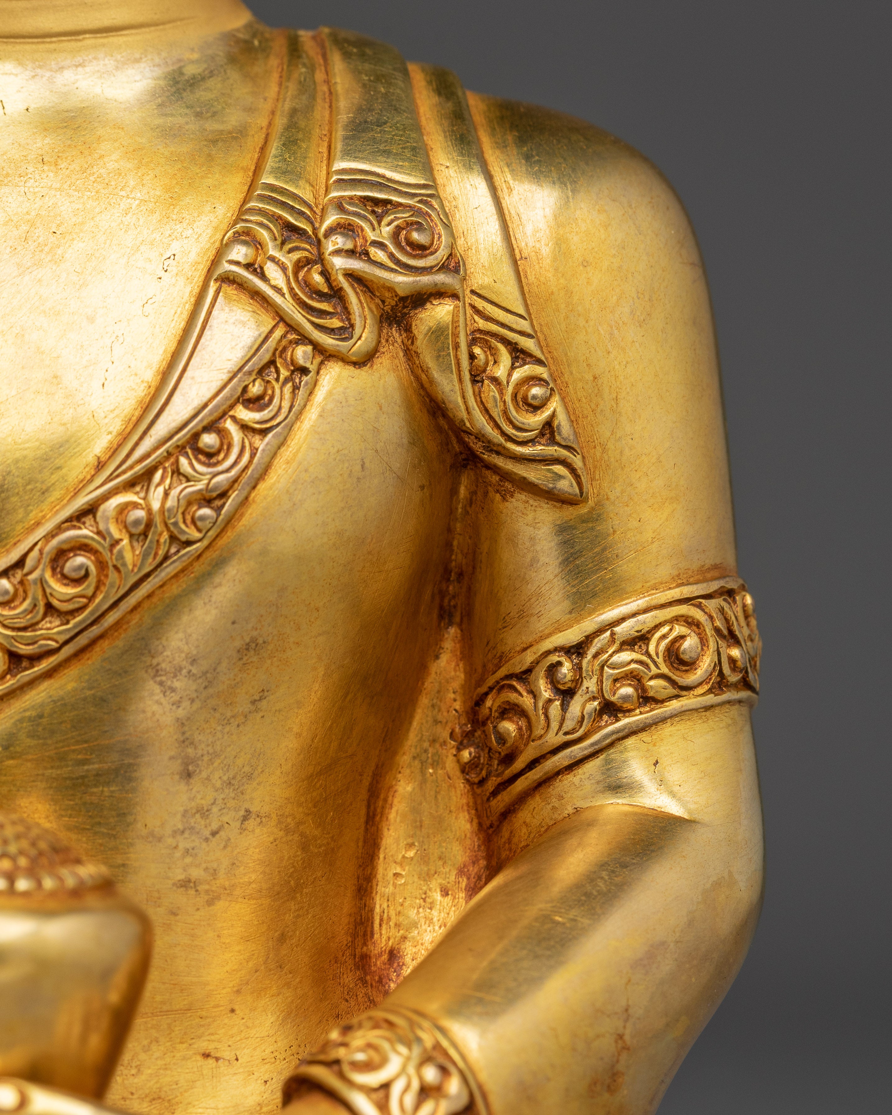 Handmade Copper Shakyamuni Buddha Art | Meditation Altar Decor