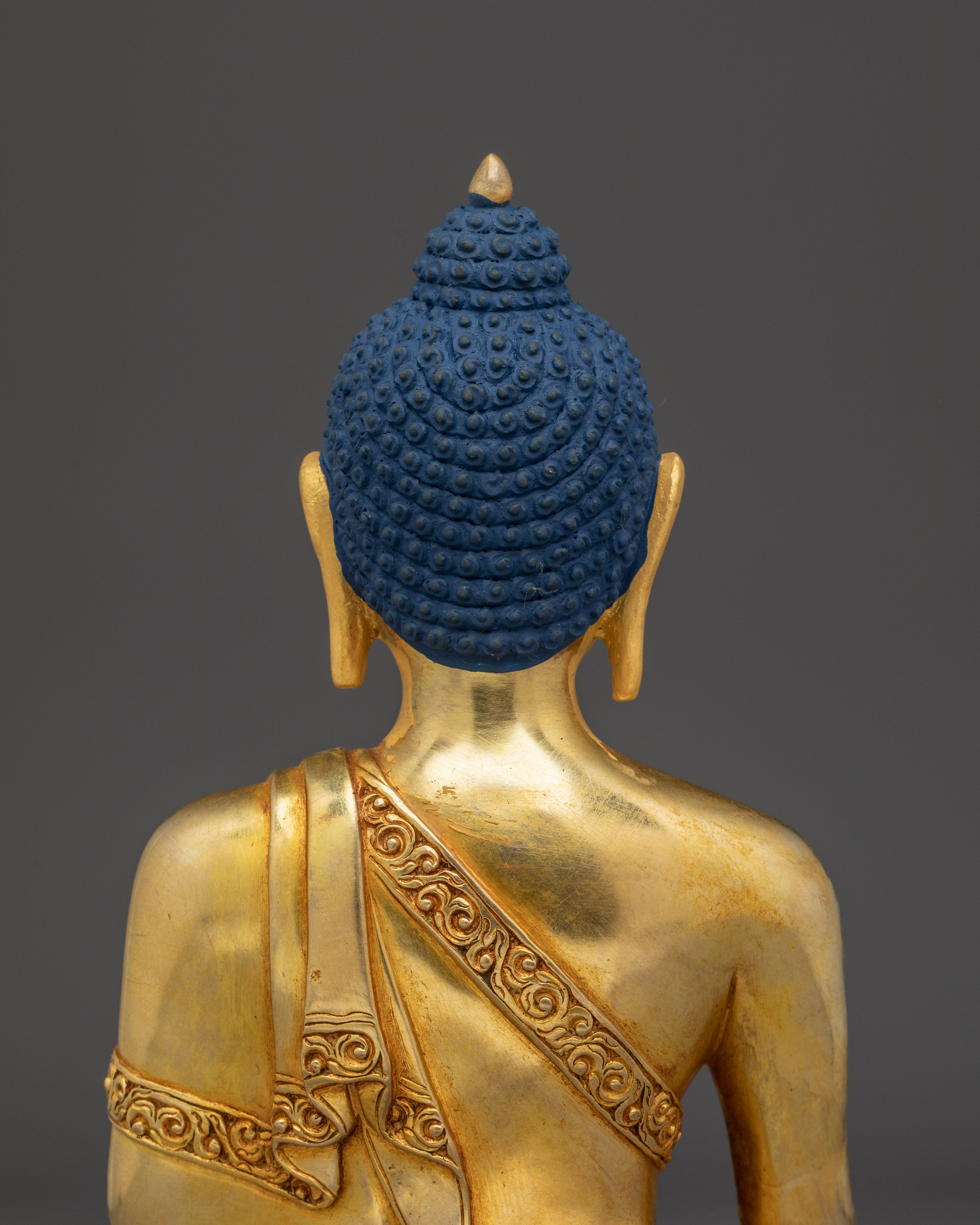 Handmade Copper Shakyamuni Buddha Art | Meditation Altar Decor