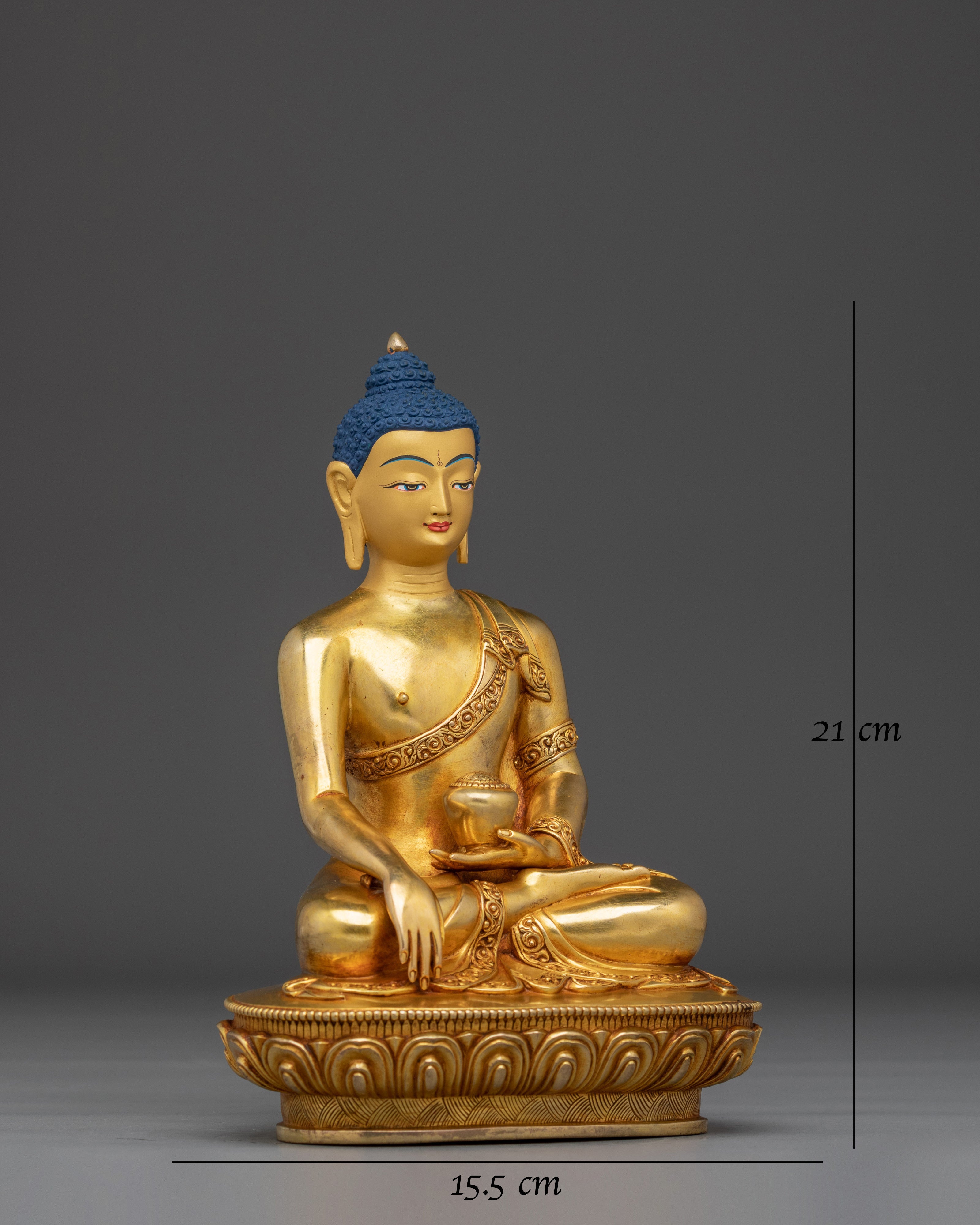 Handmade Copper Shakyamuni Buddha Art