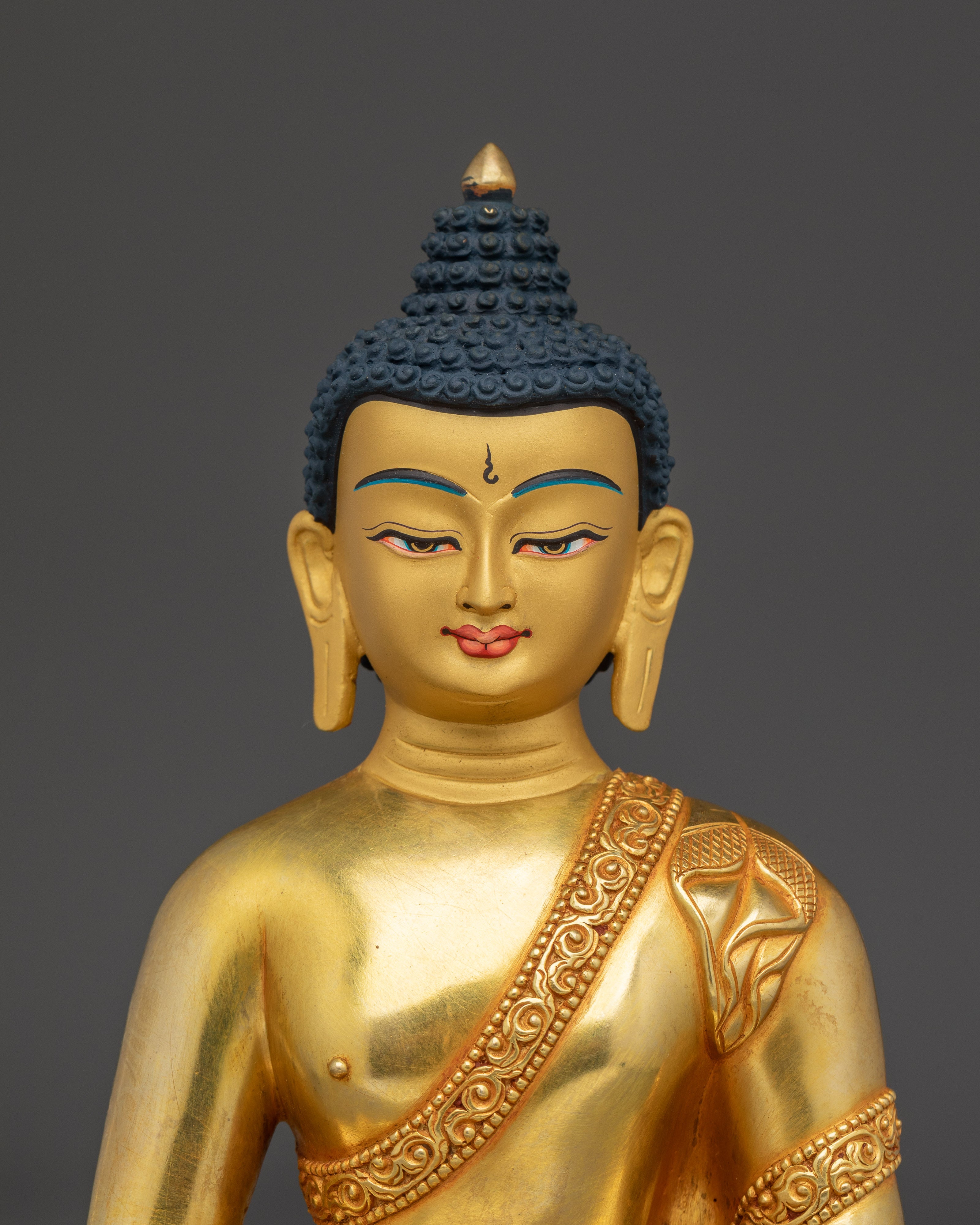 Handcrafted Amitabha Buddha Copper Figurine | Perfect for meditation, shrines