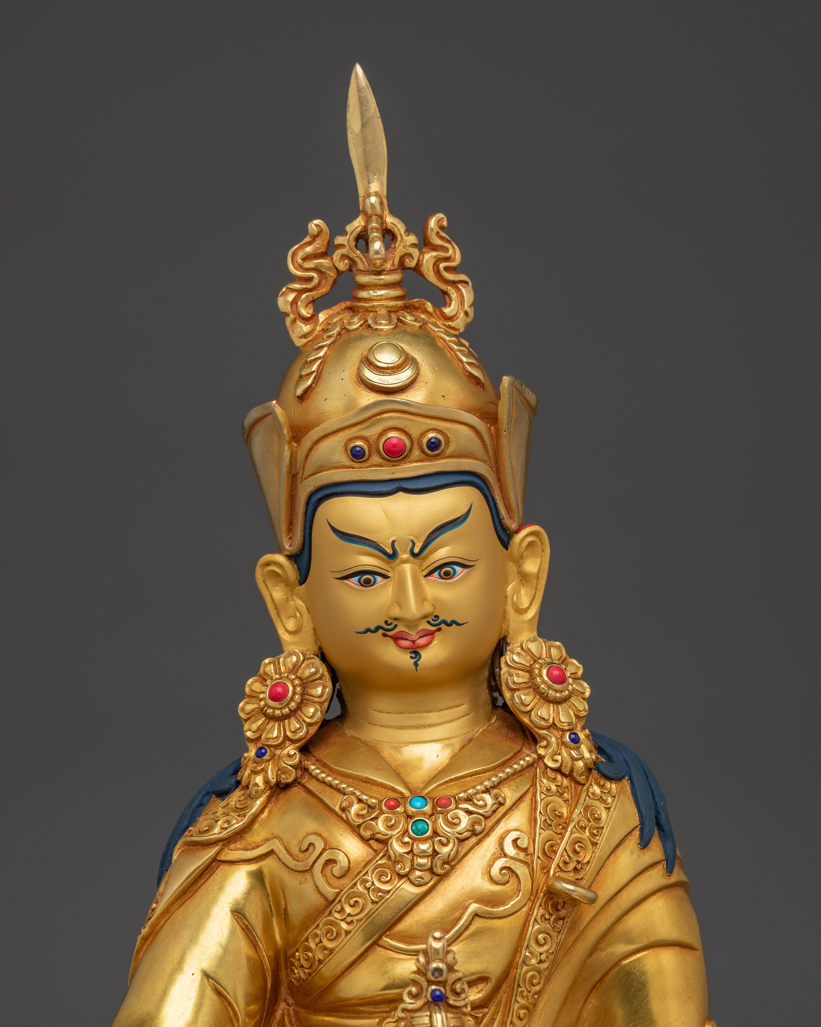 Enlightened Teacher Guru Rinpoche Statue | Founder of Tibetan Buddhism
