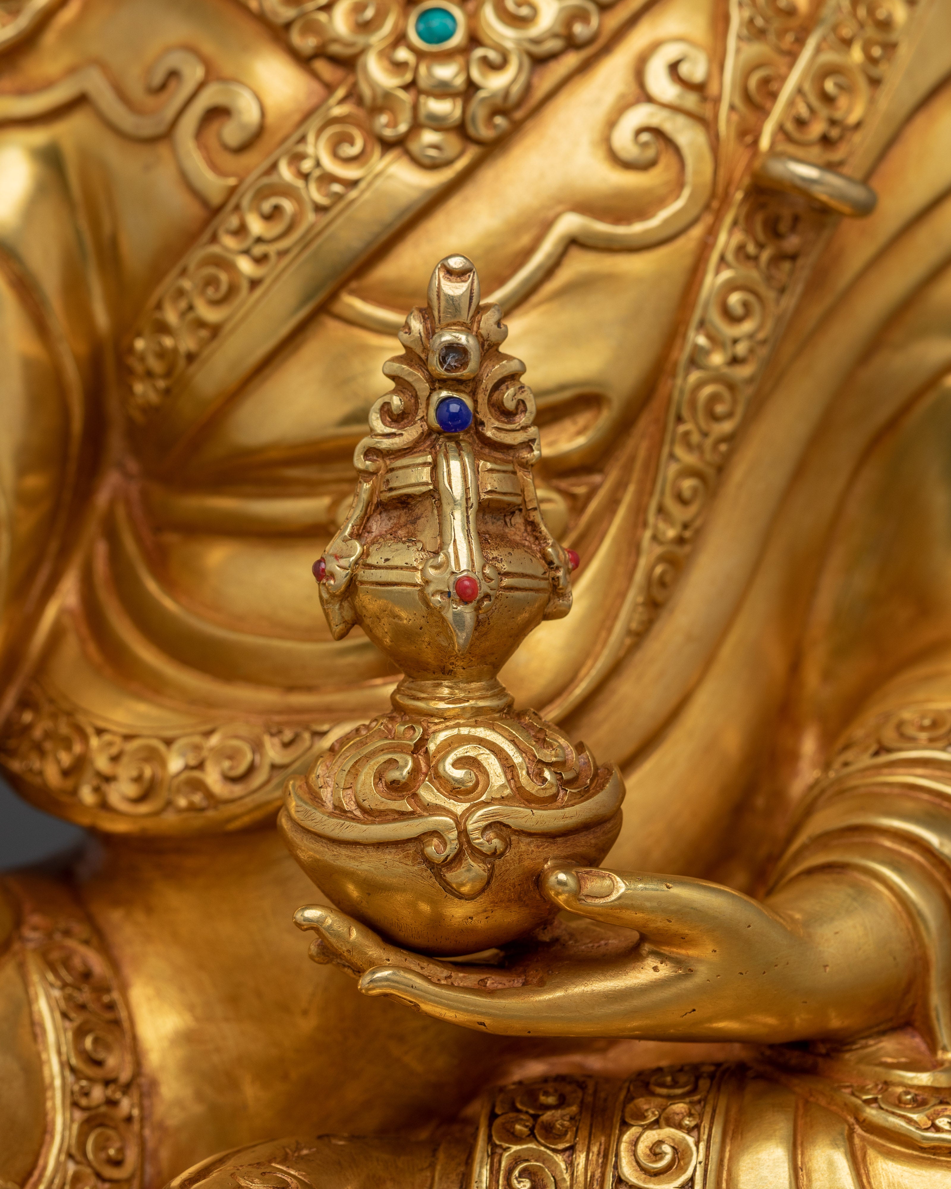 Enlightened Teacher Guru Rinpoche Statue | Founder of Tibetan Buddhism