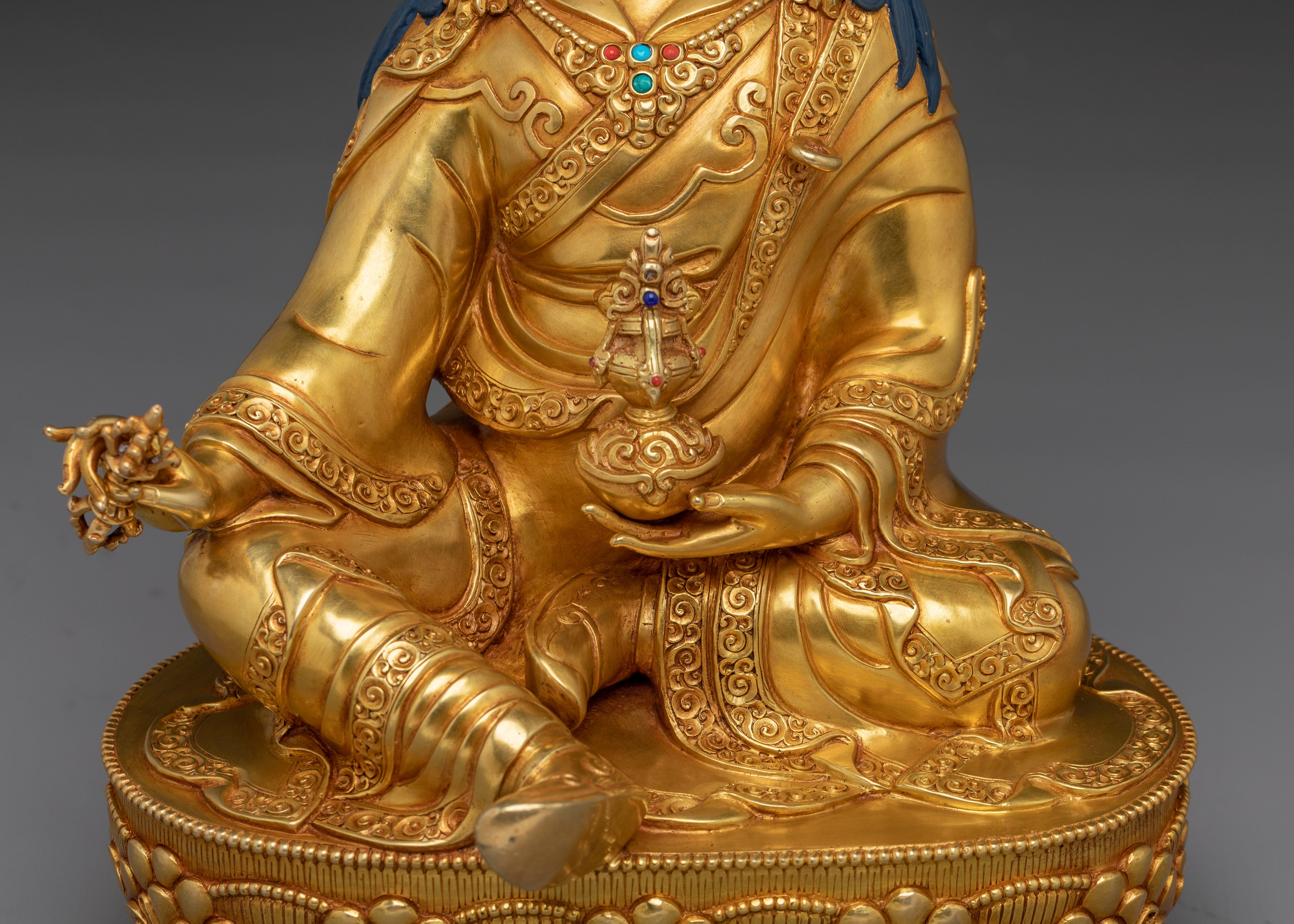 Enlightened Teacher Guru Rinpoche Statue | Founder of Tibetan Buddhism
