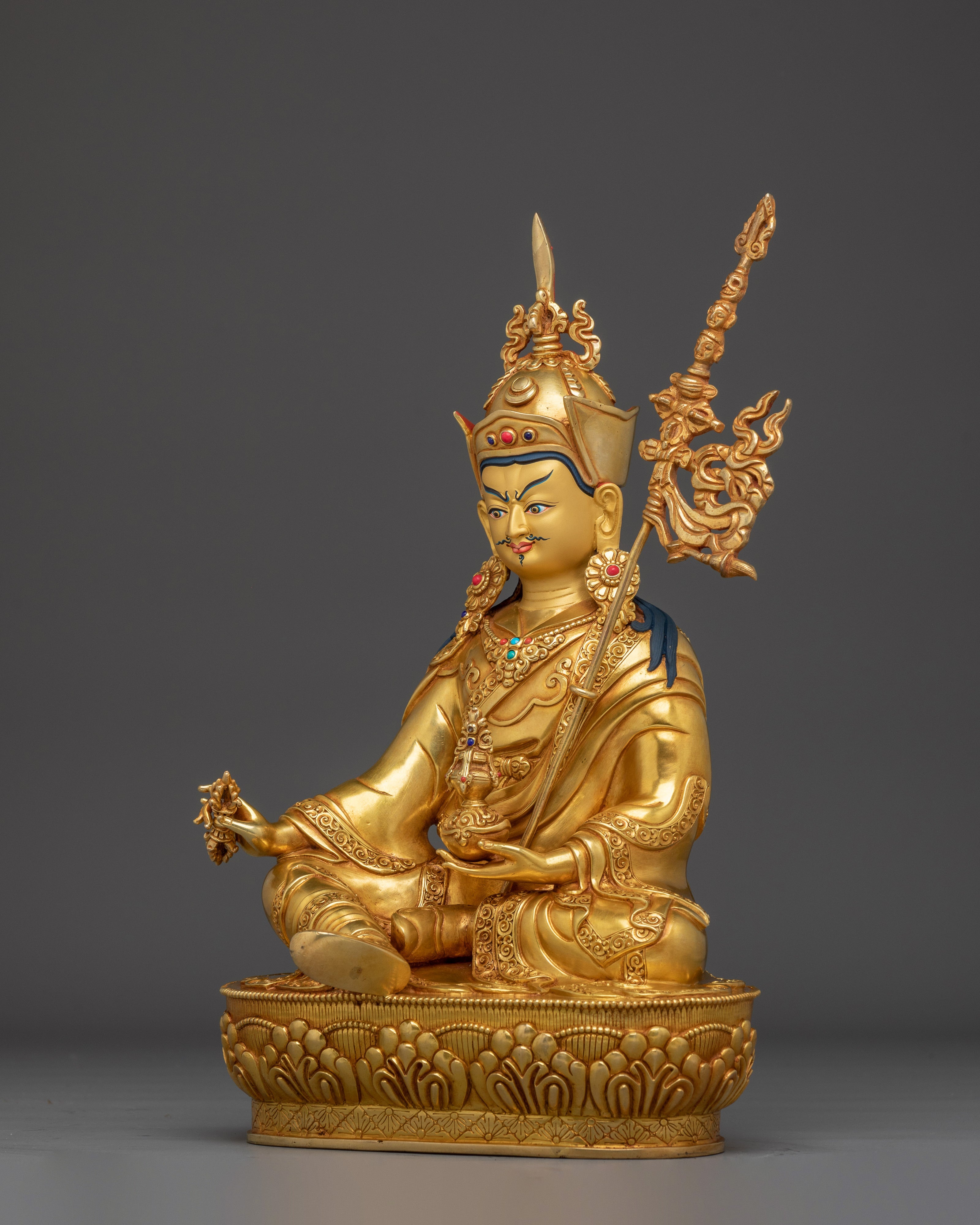 Enlightened Teacher Guru Rinpoche Statue | Founder of Tibetan Buddhism