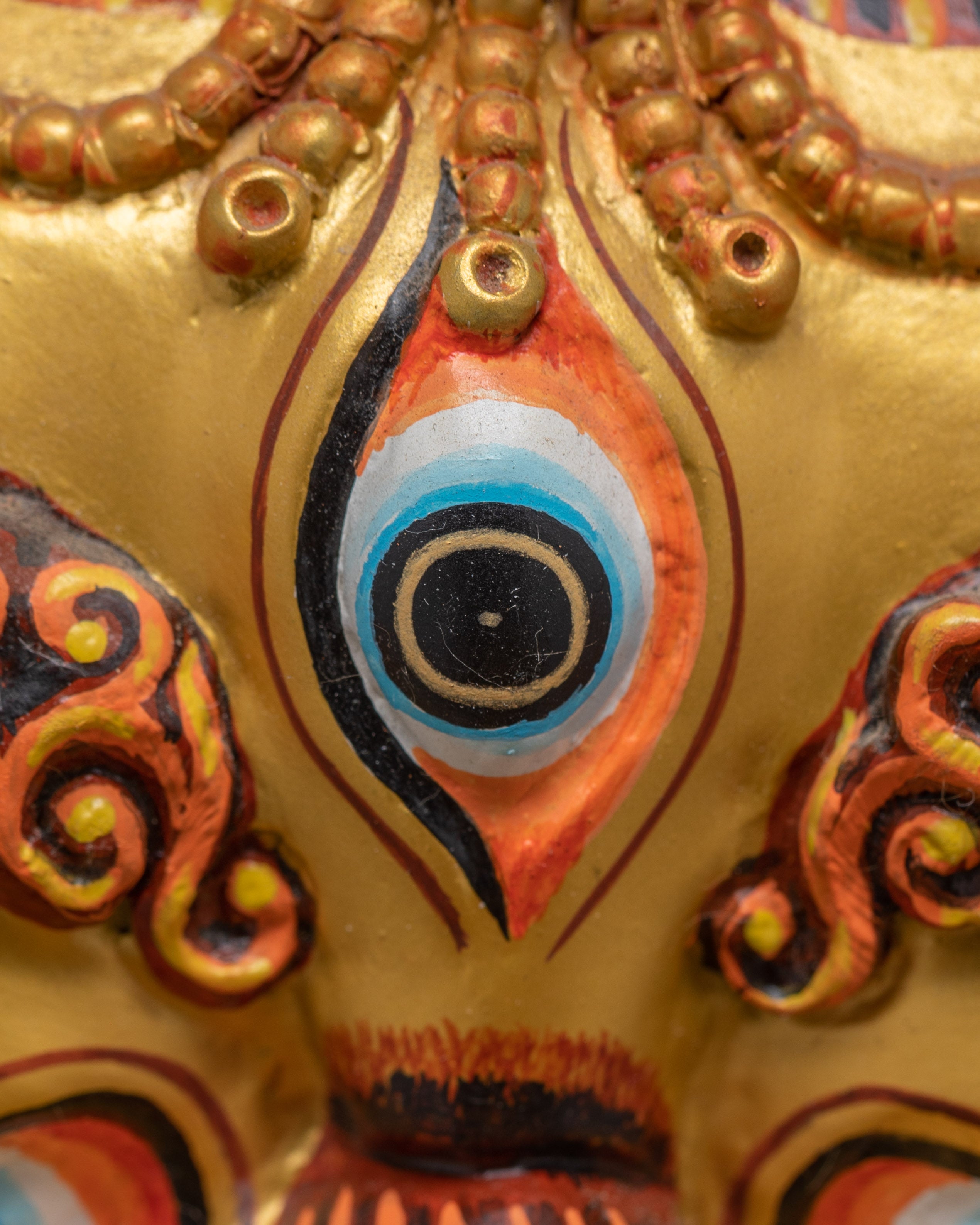 Hayagriva Statue Wrathful Protector Deity | Buddhist Protector in Gold-Gilded Copper