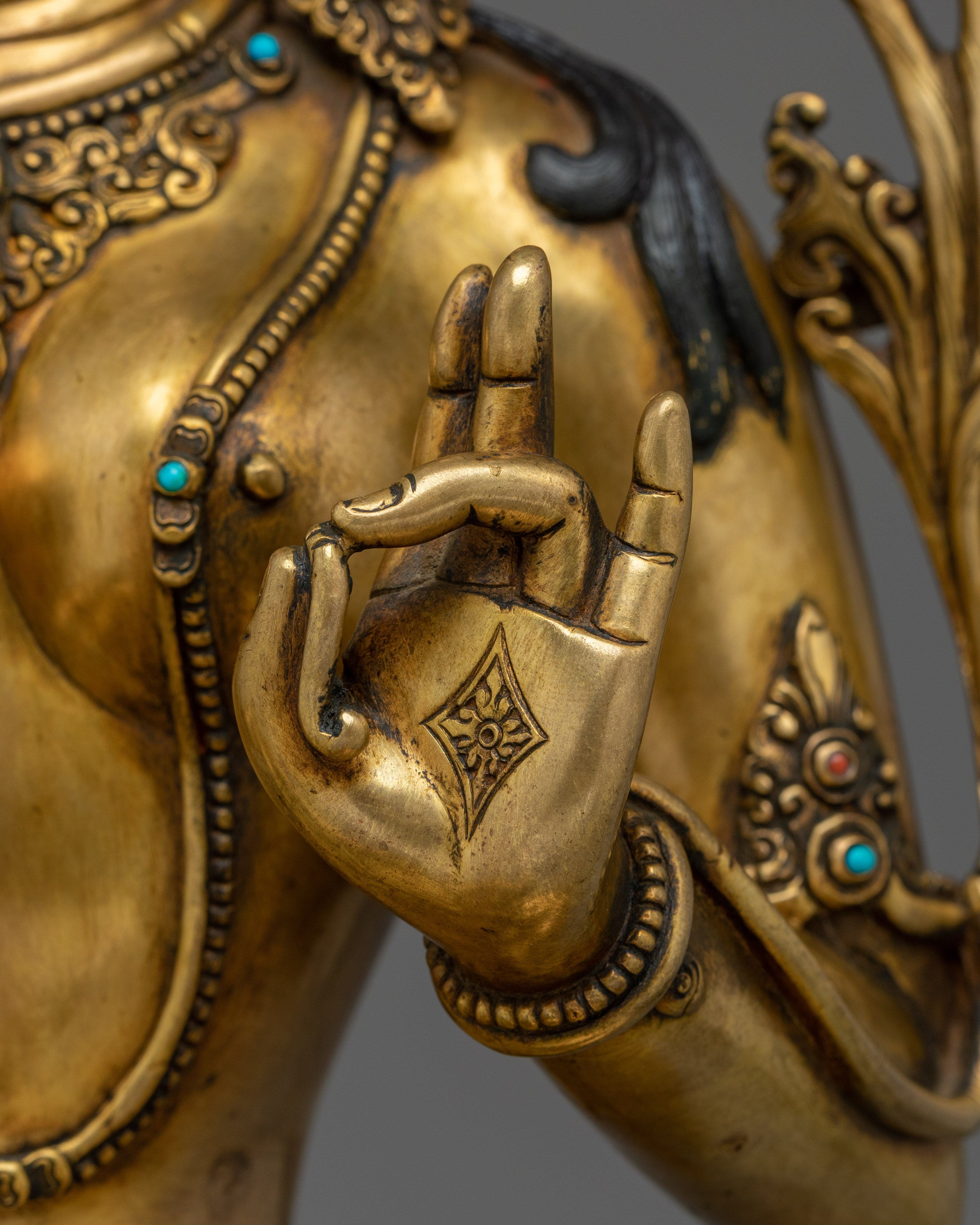 Compassionate Bodhisattva Green Tara Copper Statue | Mother of Liberation