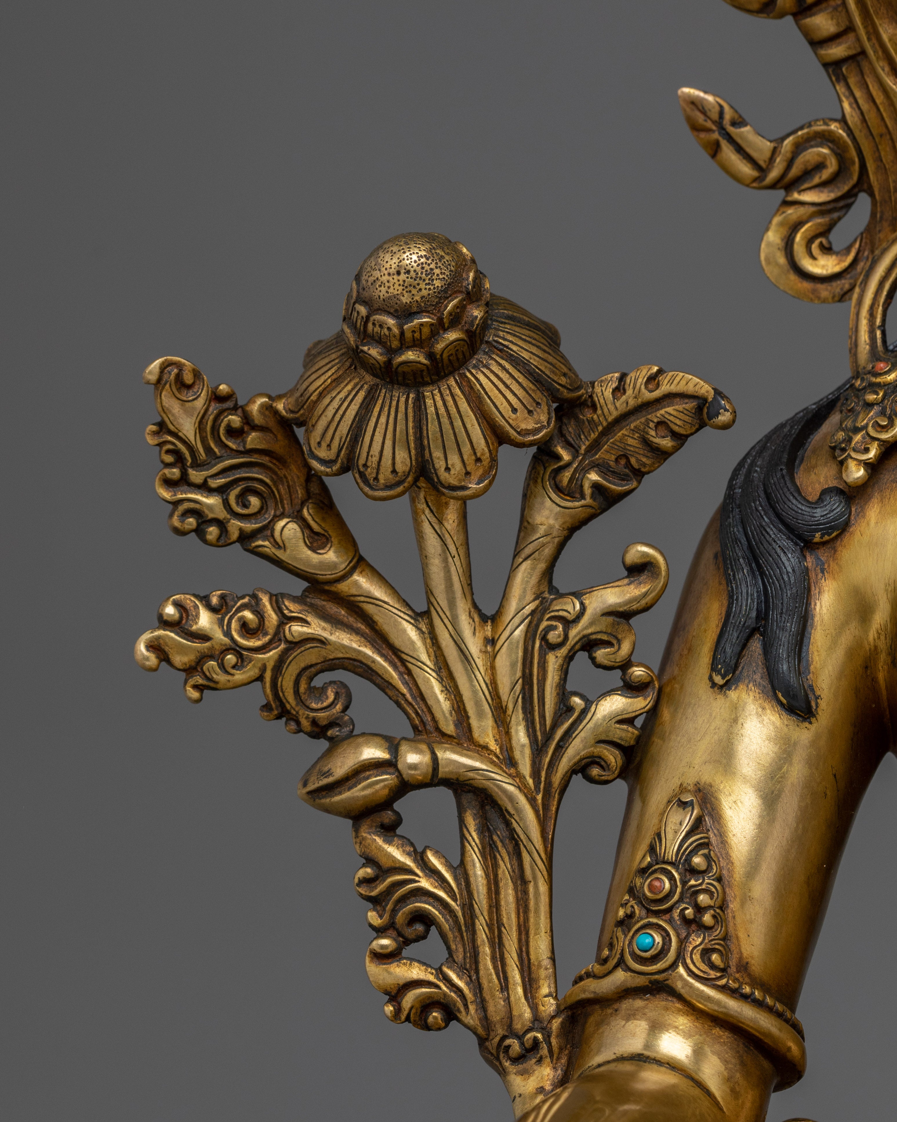 Compassionate Bodhisattva Green Tara Copper Statue | Mother of Liberation