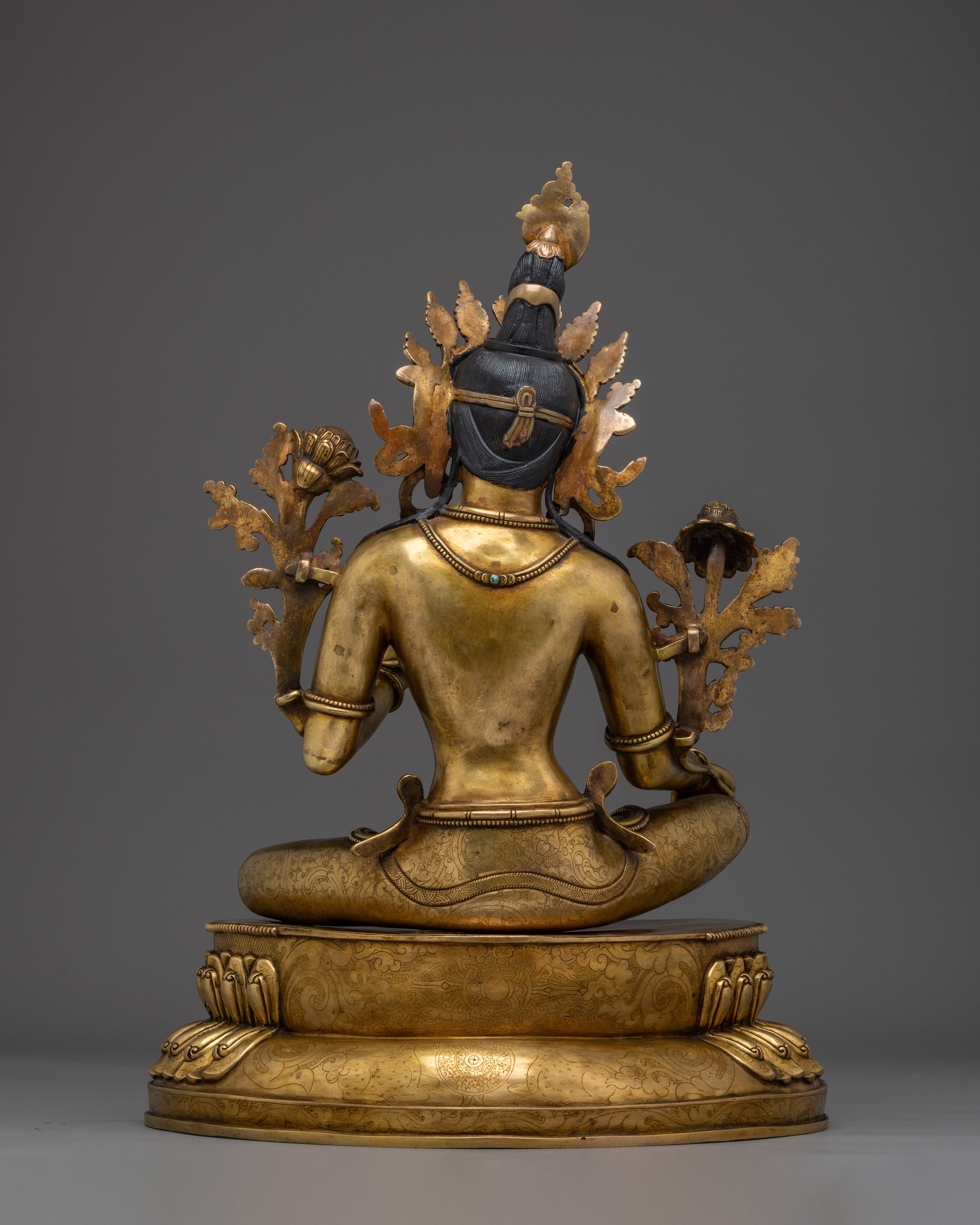 Compassionate Bodhisattva Green Tara Copper Statue | Mother of Liberation