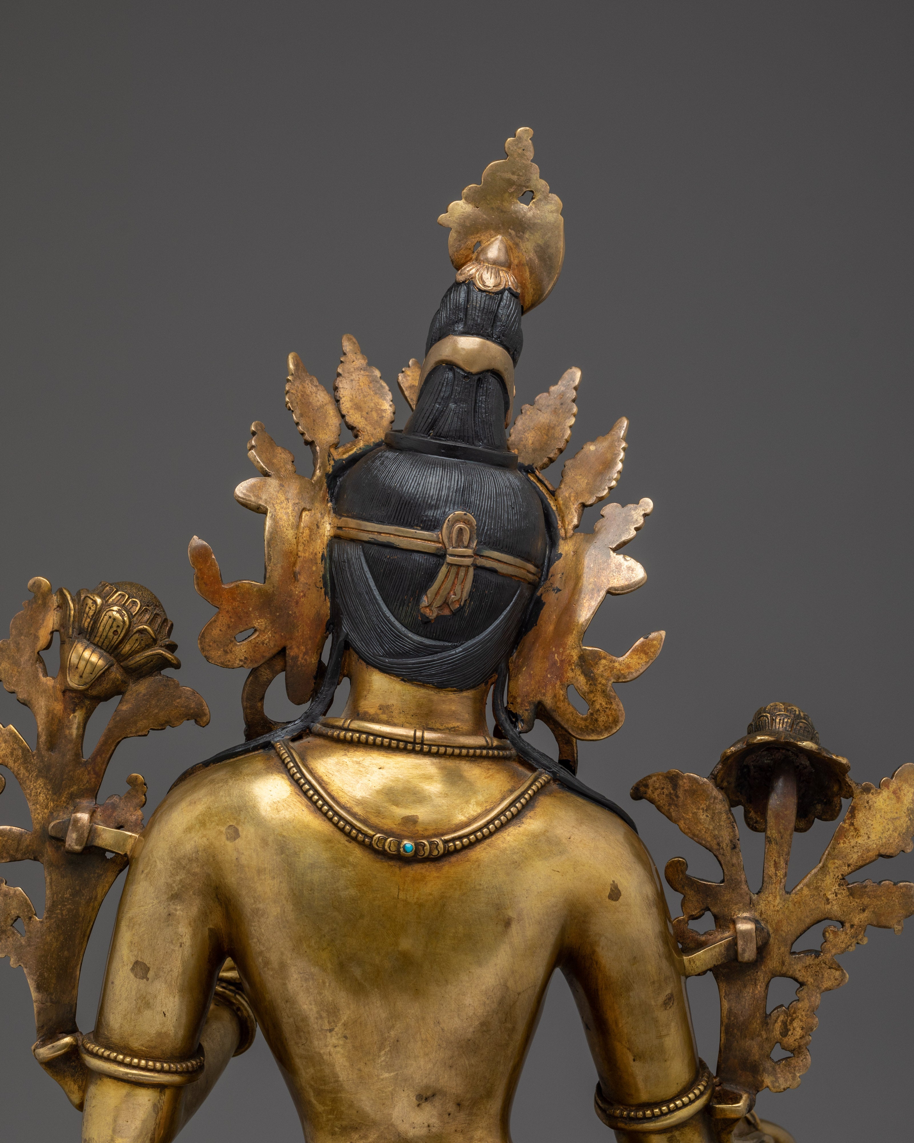 Compassionate Bodhisattva Green Tara Copper Statue | Mother of Liberation