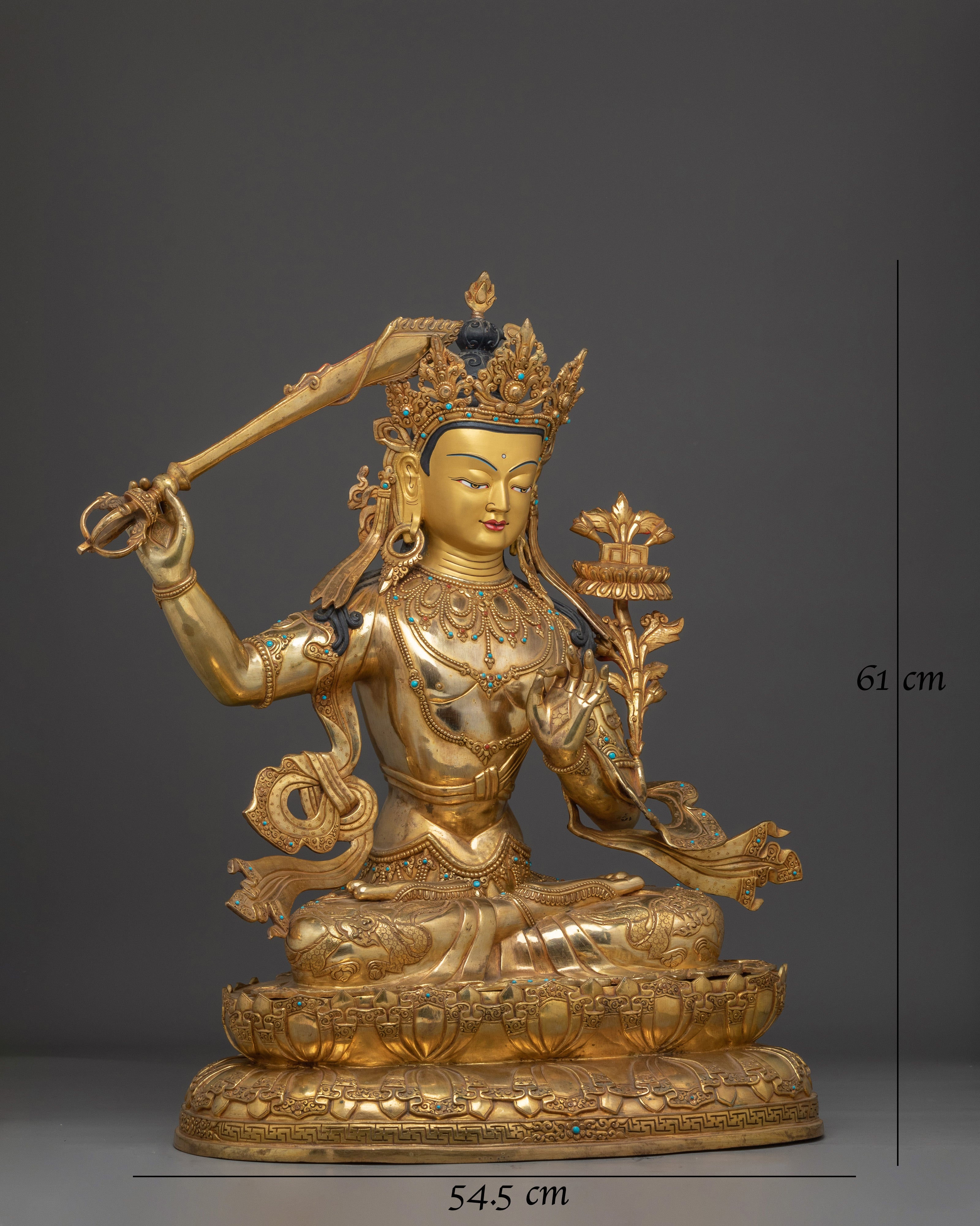 lotus-of-knowledge-manjushri-statue