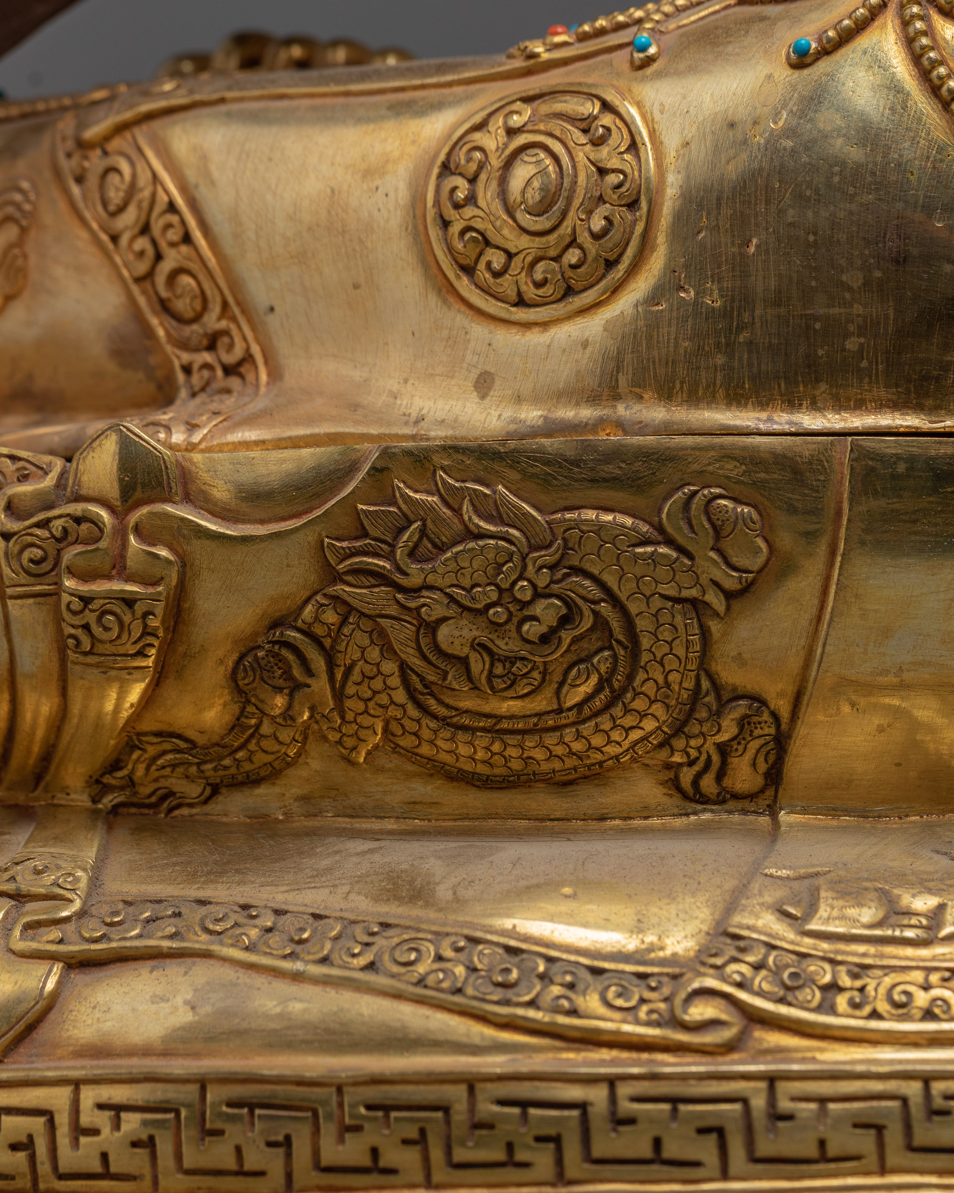 Lotus of Knowledge Manjushri Statue | Protector of the Dharma