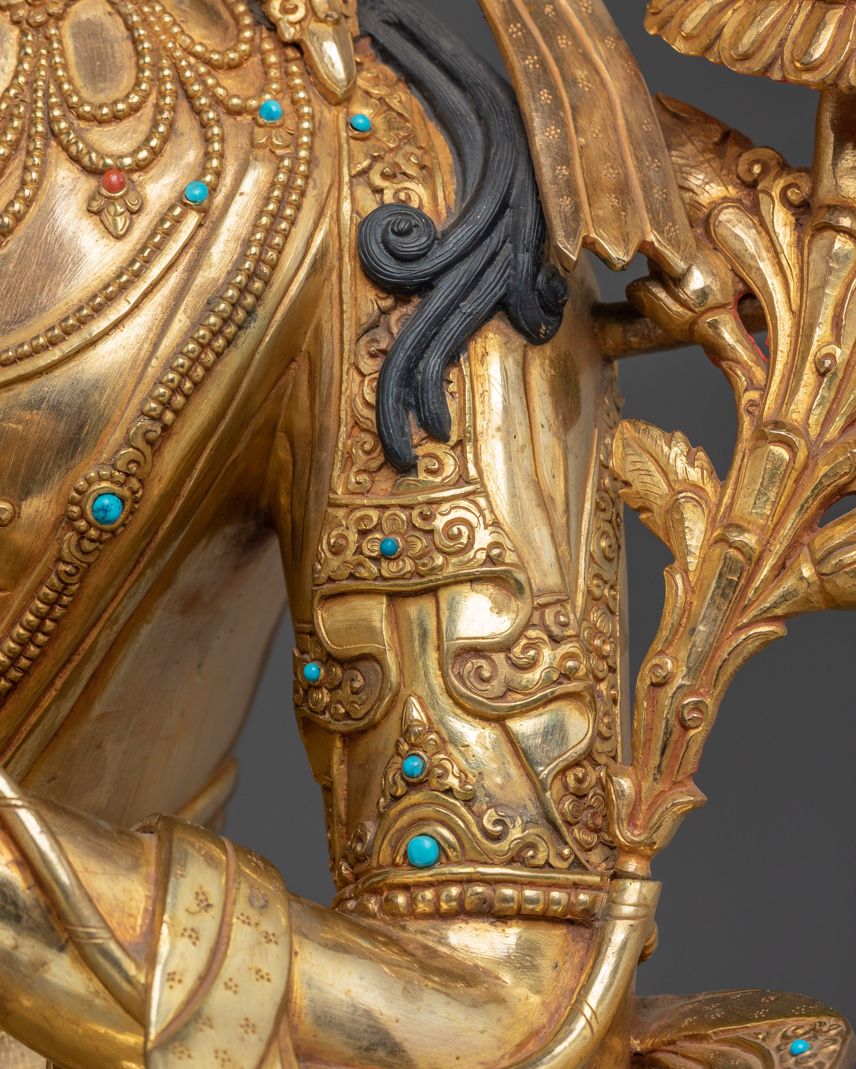 Lotus of Knowledge Manjushri Statue | Protector of the Dharma