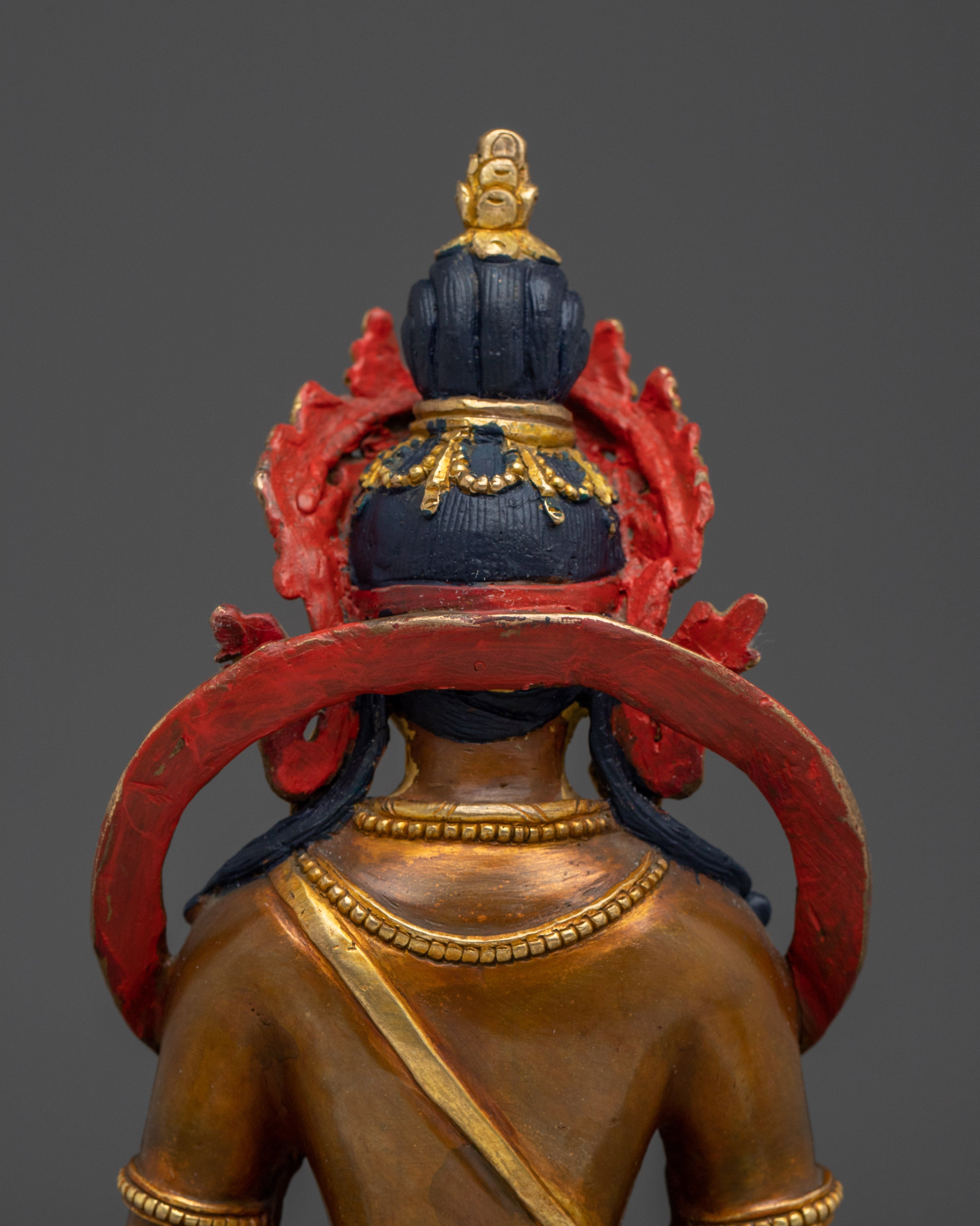 Himalayan Handmade Amitayus Statue | Buddha of Long-life