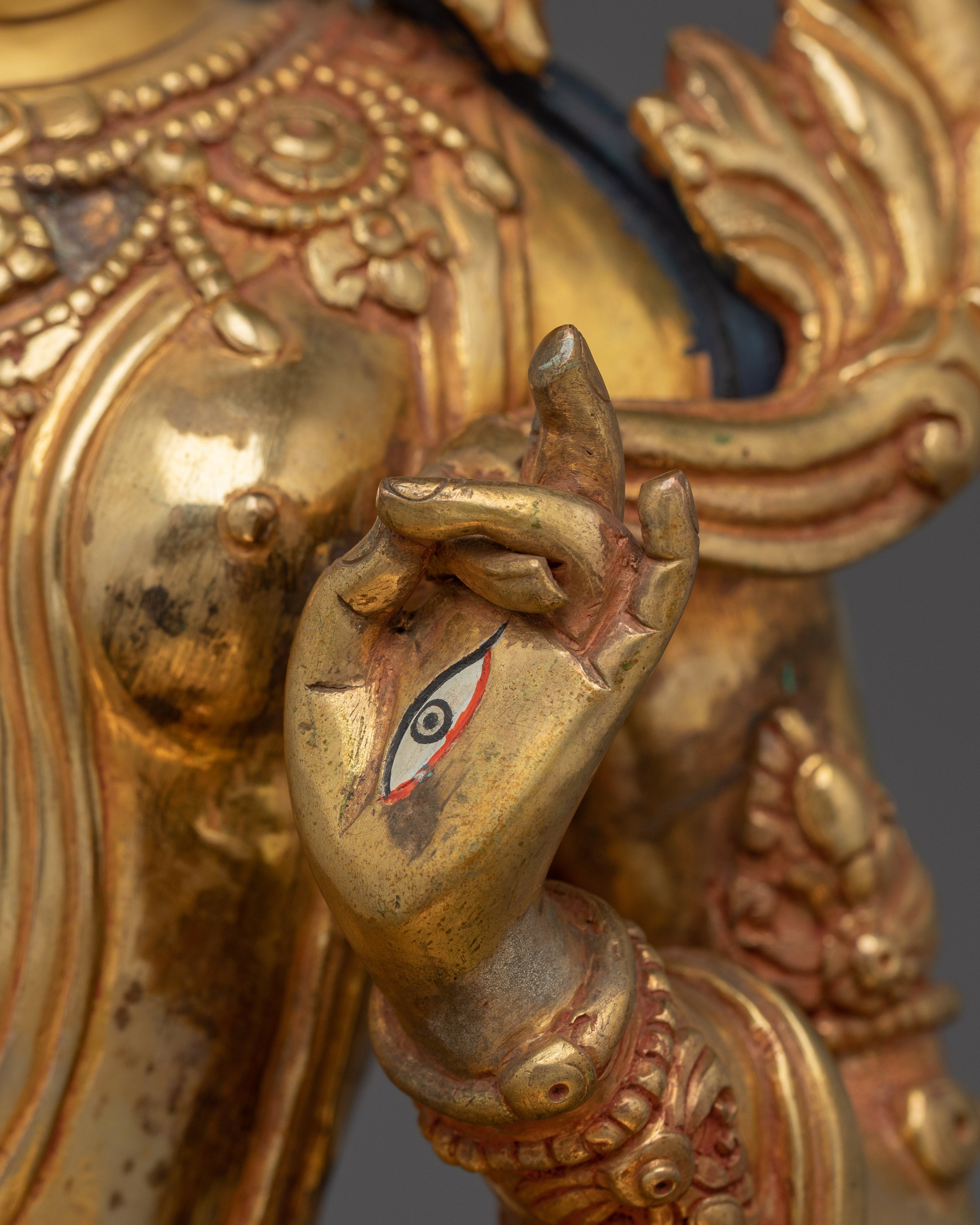 Golden White Tara Spiritual Statue | Shyama Tara - Mother of Liberation