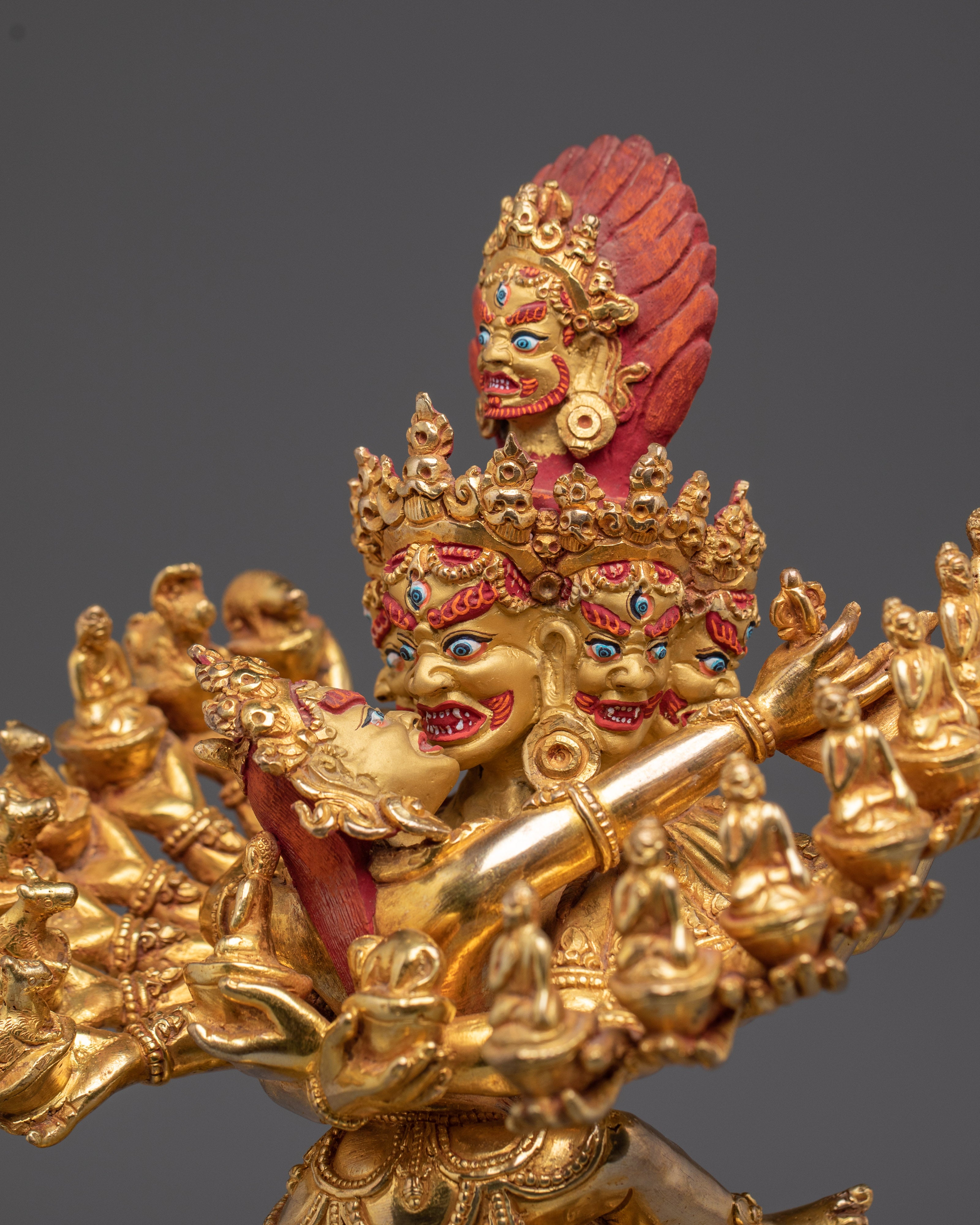Vajrayana Deity Hevajra Statue | Path of Liberation