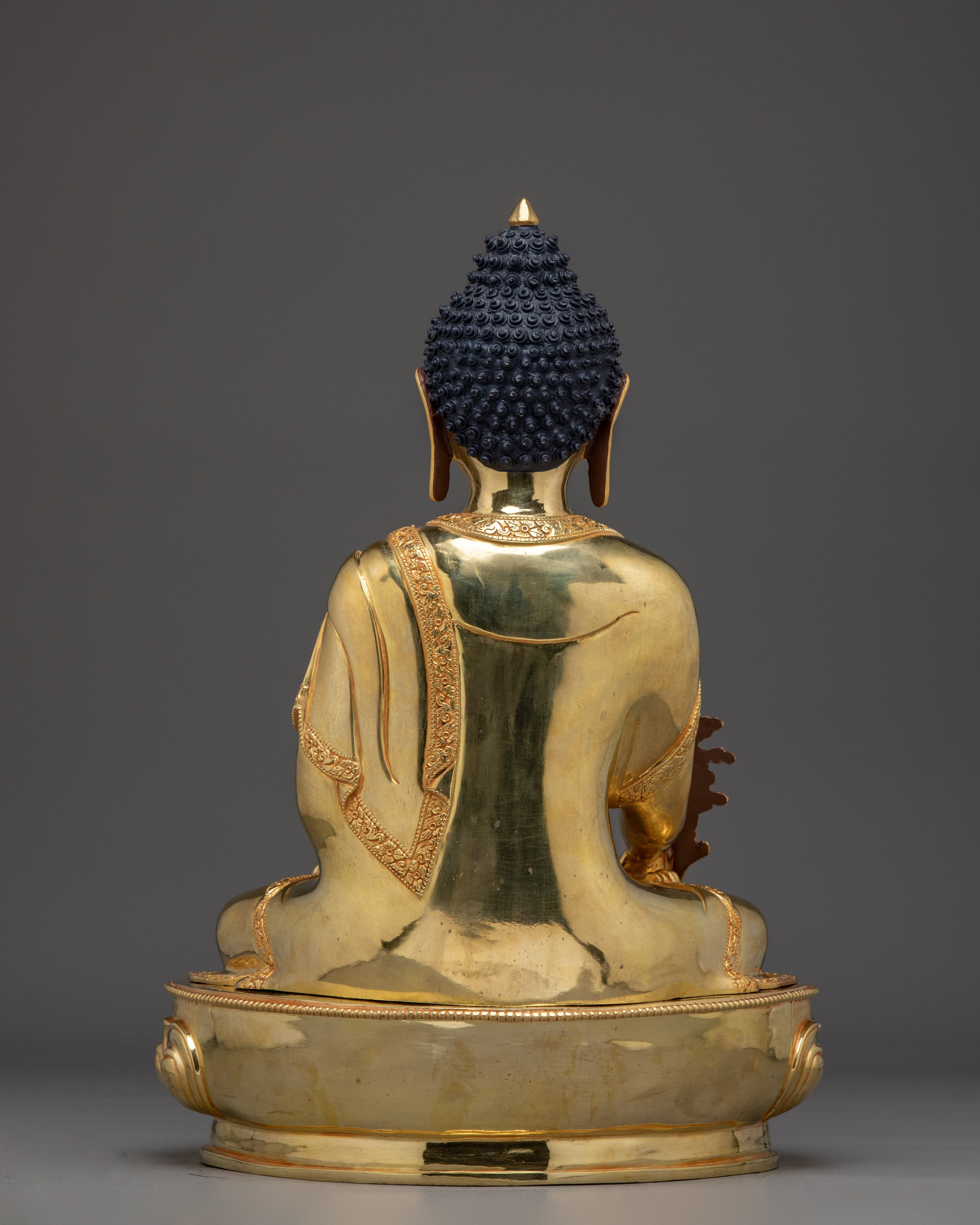 Healing Statue of Medicine Buddha | Himalayan Bhaisajyaguru Artwork