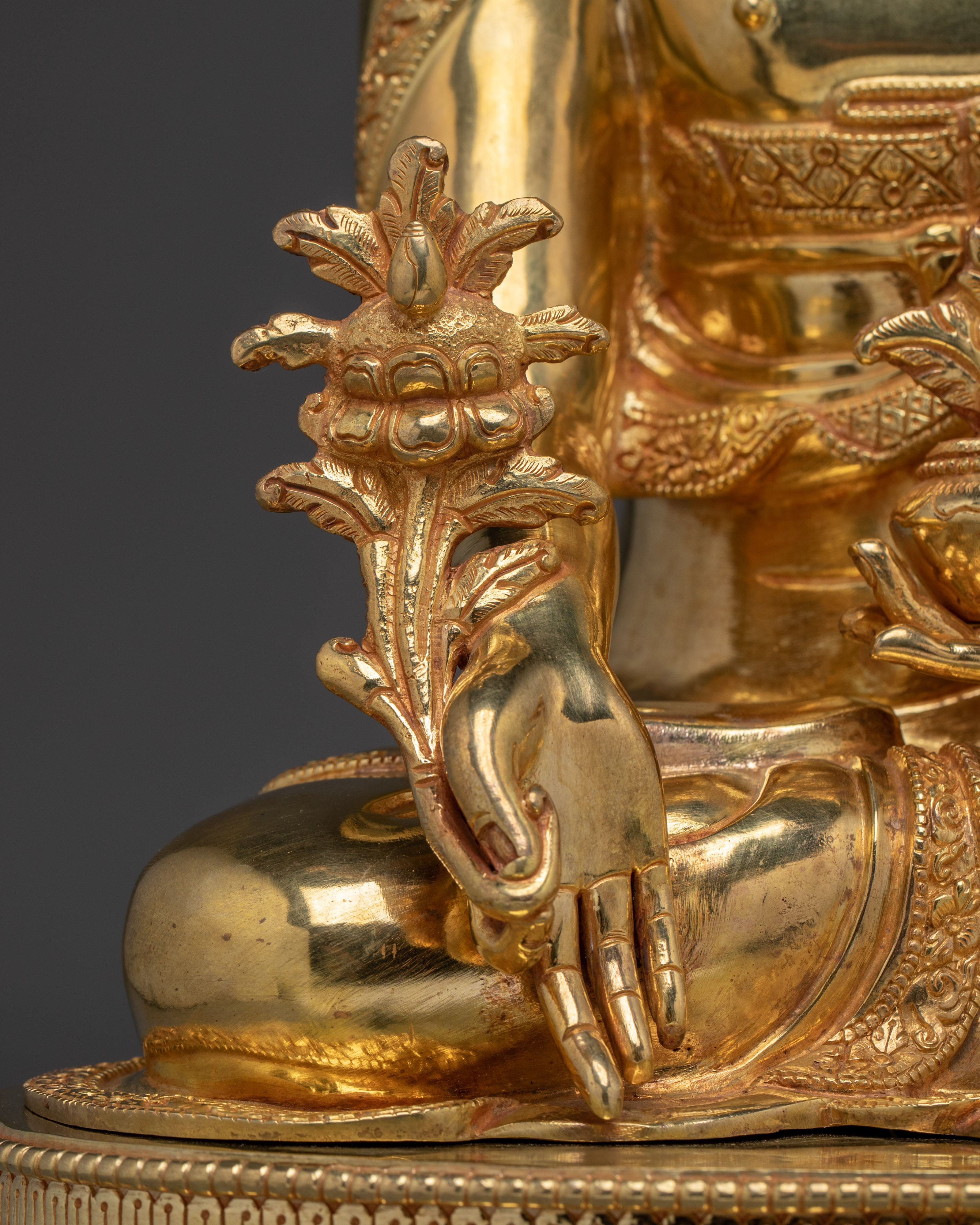 Healing Statue of Medicine Buddha | Himalayan Bhaisajyaguru Artwork