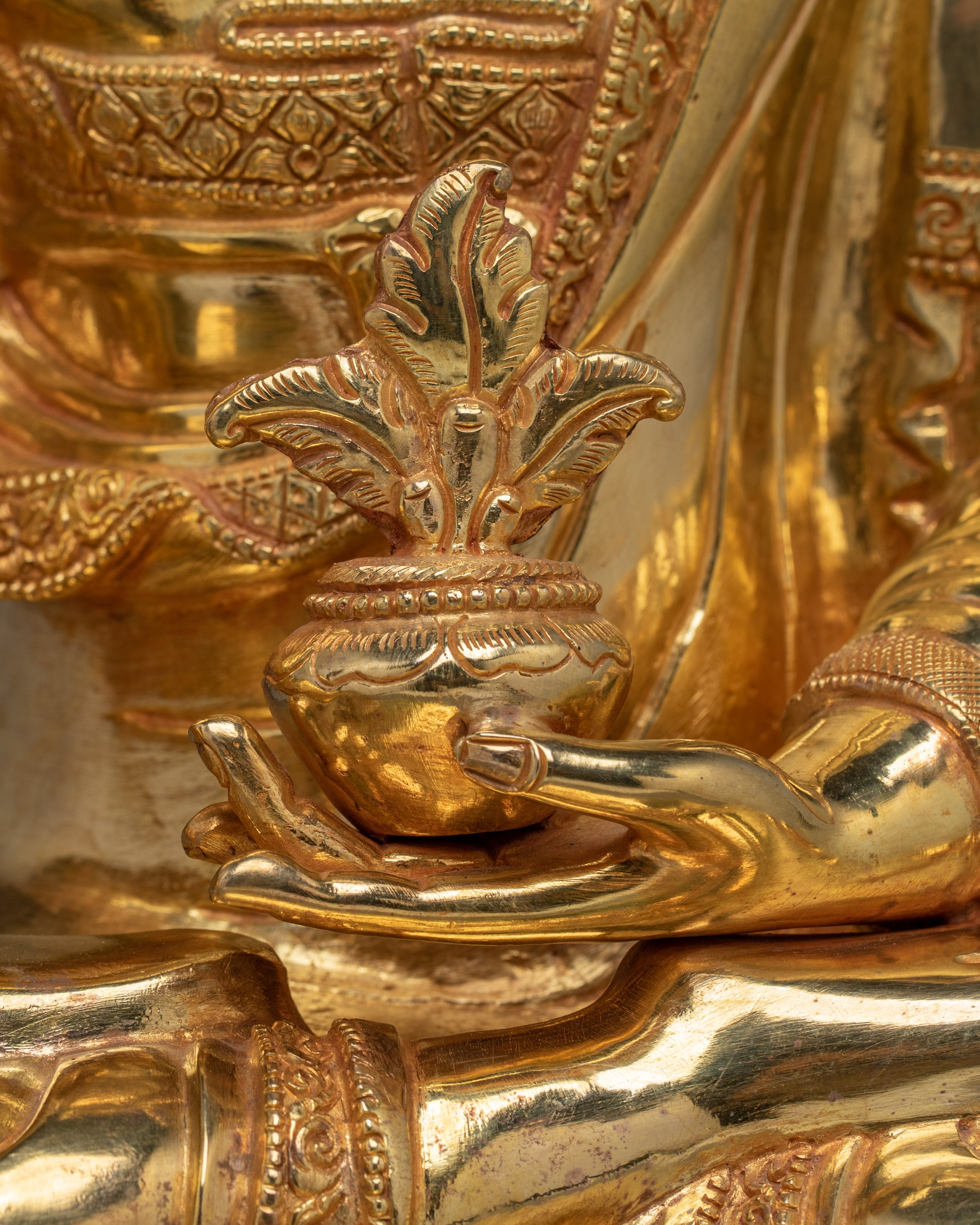 Healing Statue of Medicine Buddha | Himalayan Bhaisajyaguru Artwork