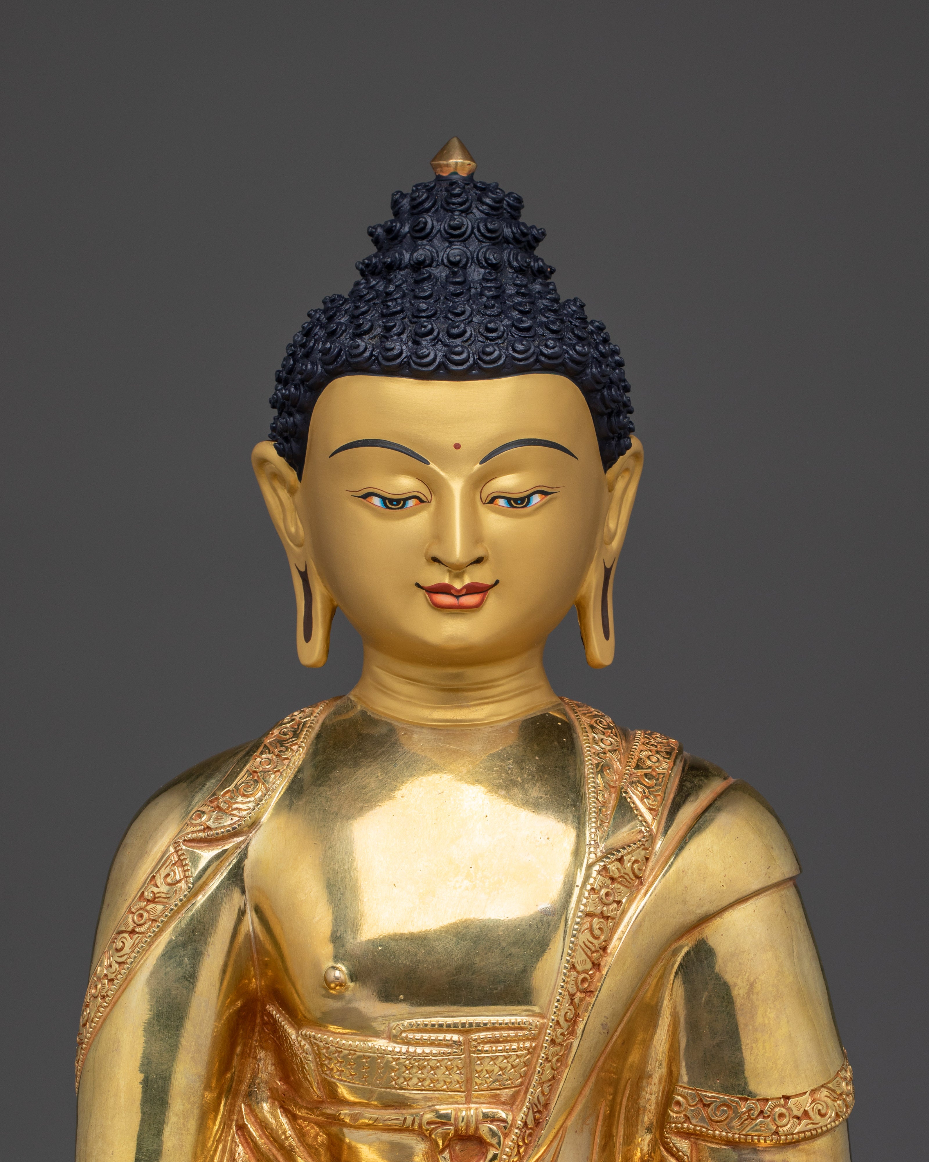 Himalayan Handmade Amitabha Buddha Statue for Meditation and Peace