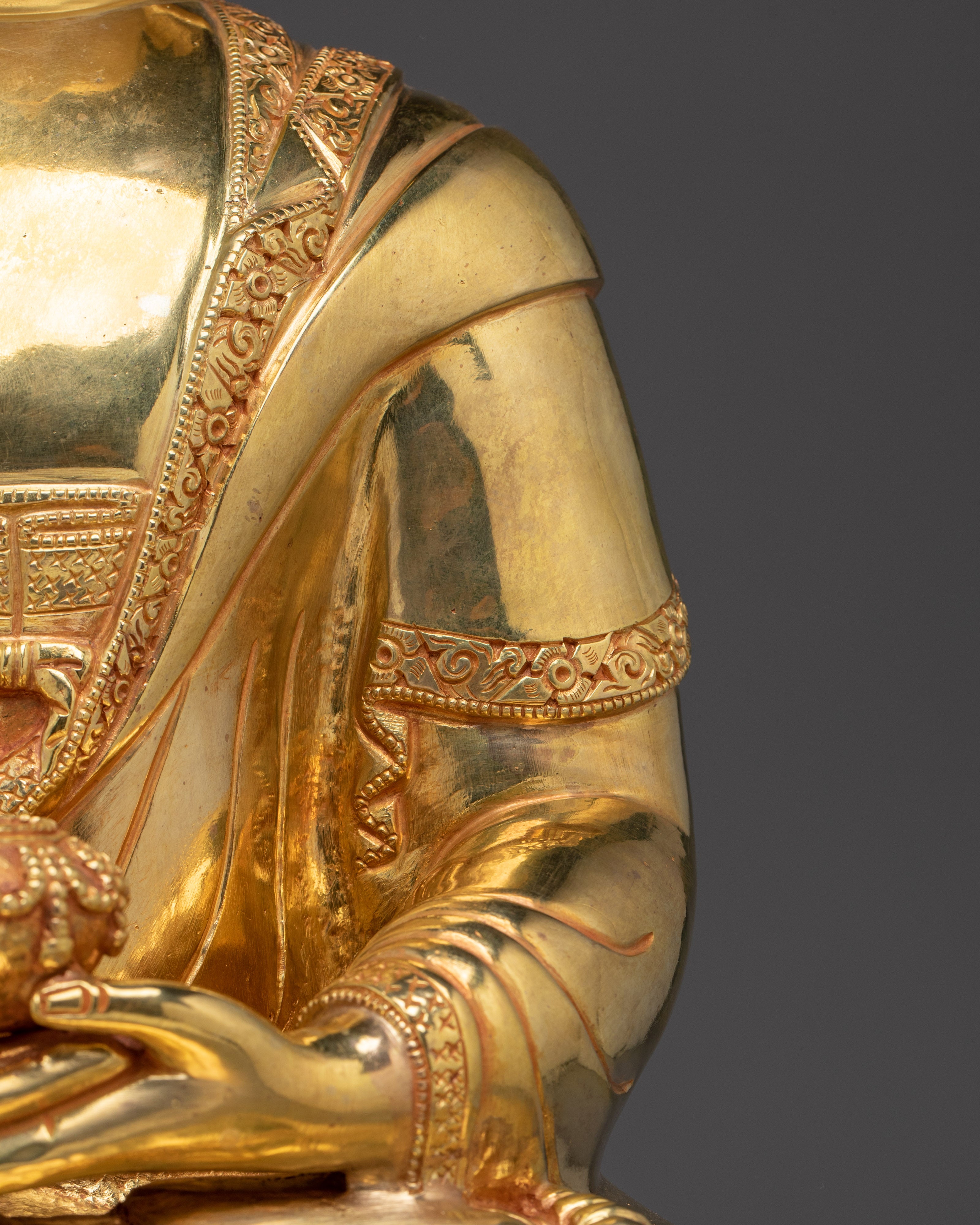 Himalayan Handmade Amitabha Buddha Statue for Meditation and Peace